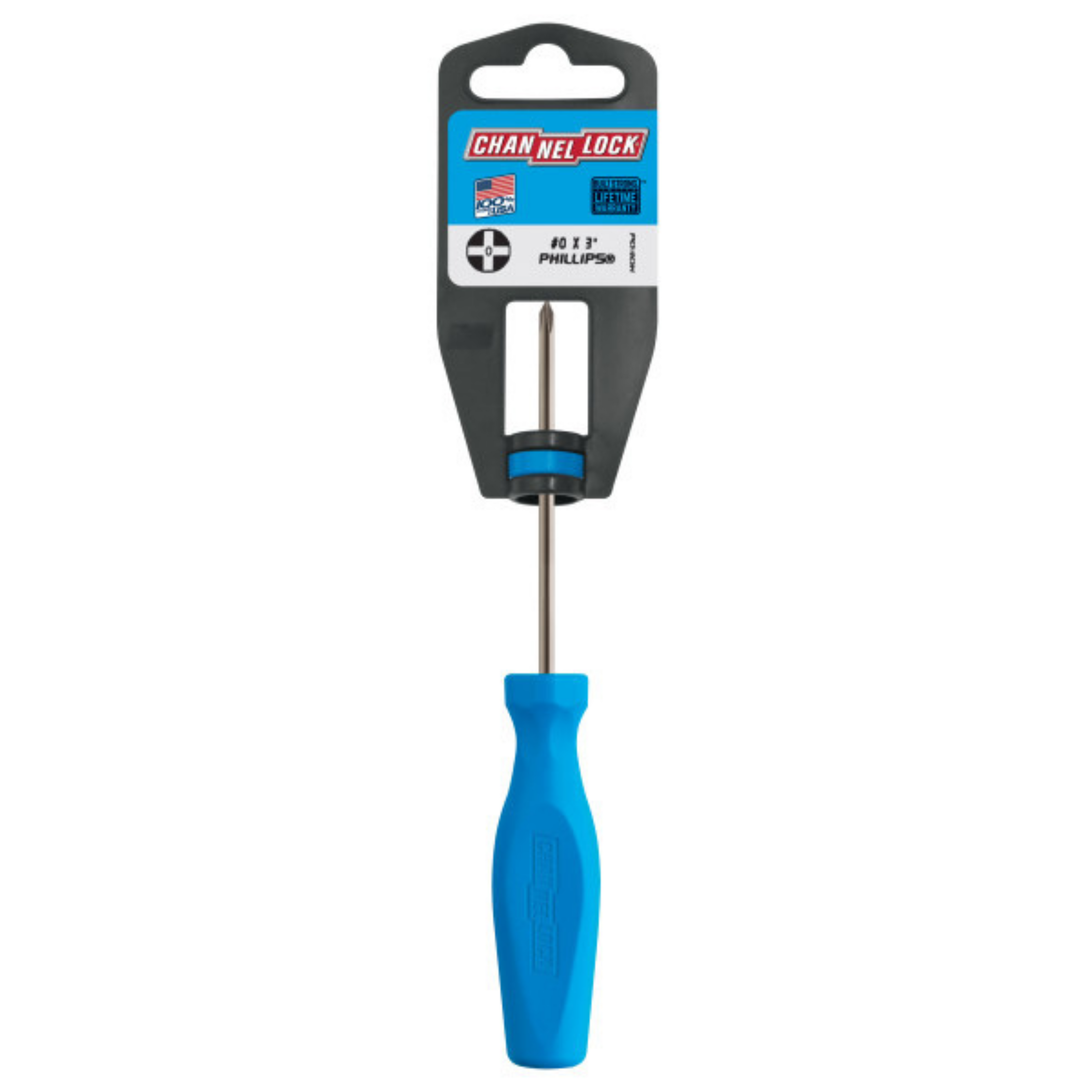 Channellock PHILLIPS #0 x 3-inch Professional Precision Screwdriver