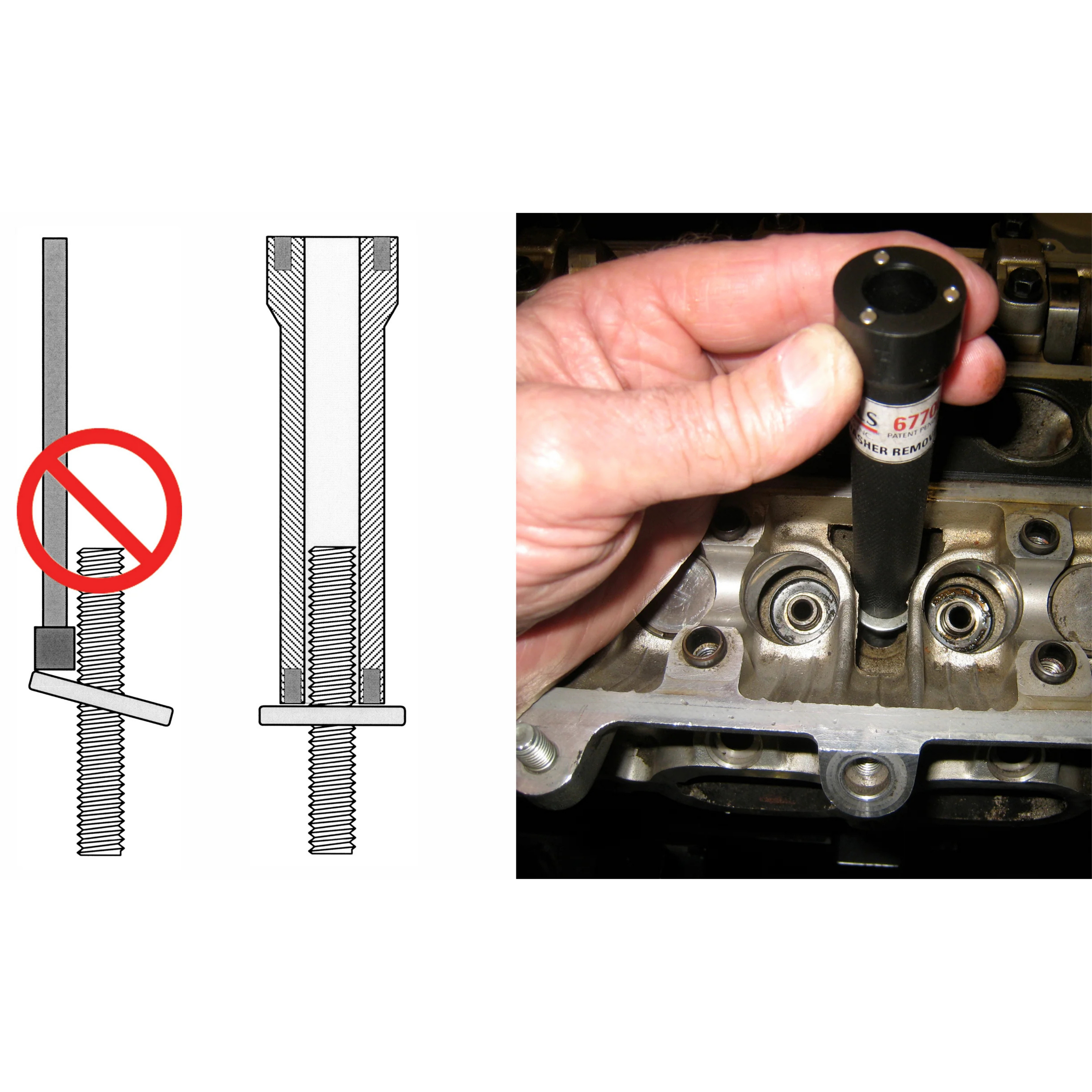 Schley Tools - MAGNETIC WASHER REMOVER