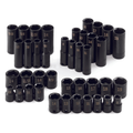 SK Tools USA - 40 Piece 3/8" Drive 6 Pt SAE/Metric Standard Impact Socket Set