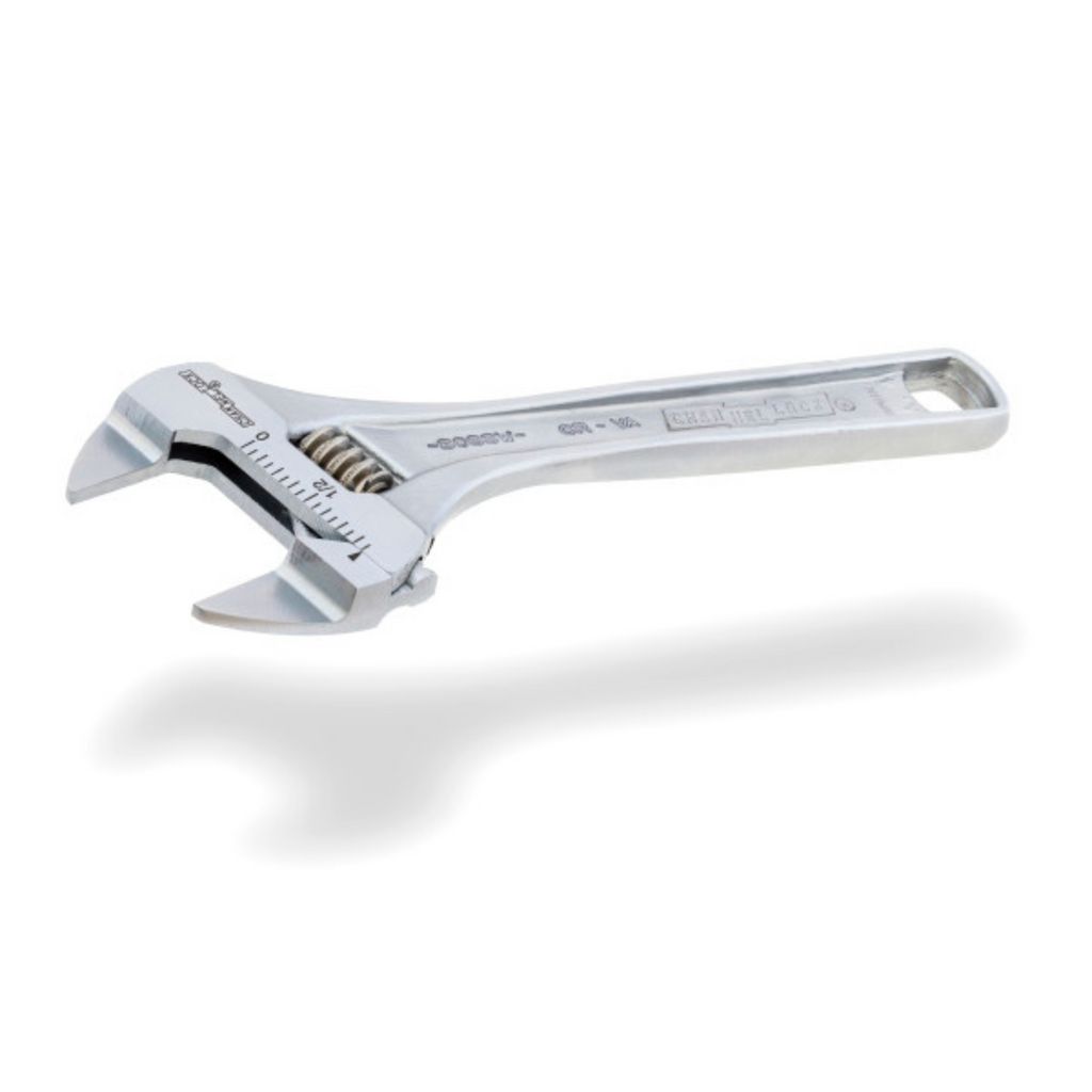 Channellock 6-Inch Precision Adjustable Wrench with Extra Slim Jaw