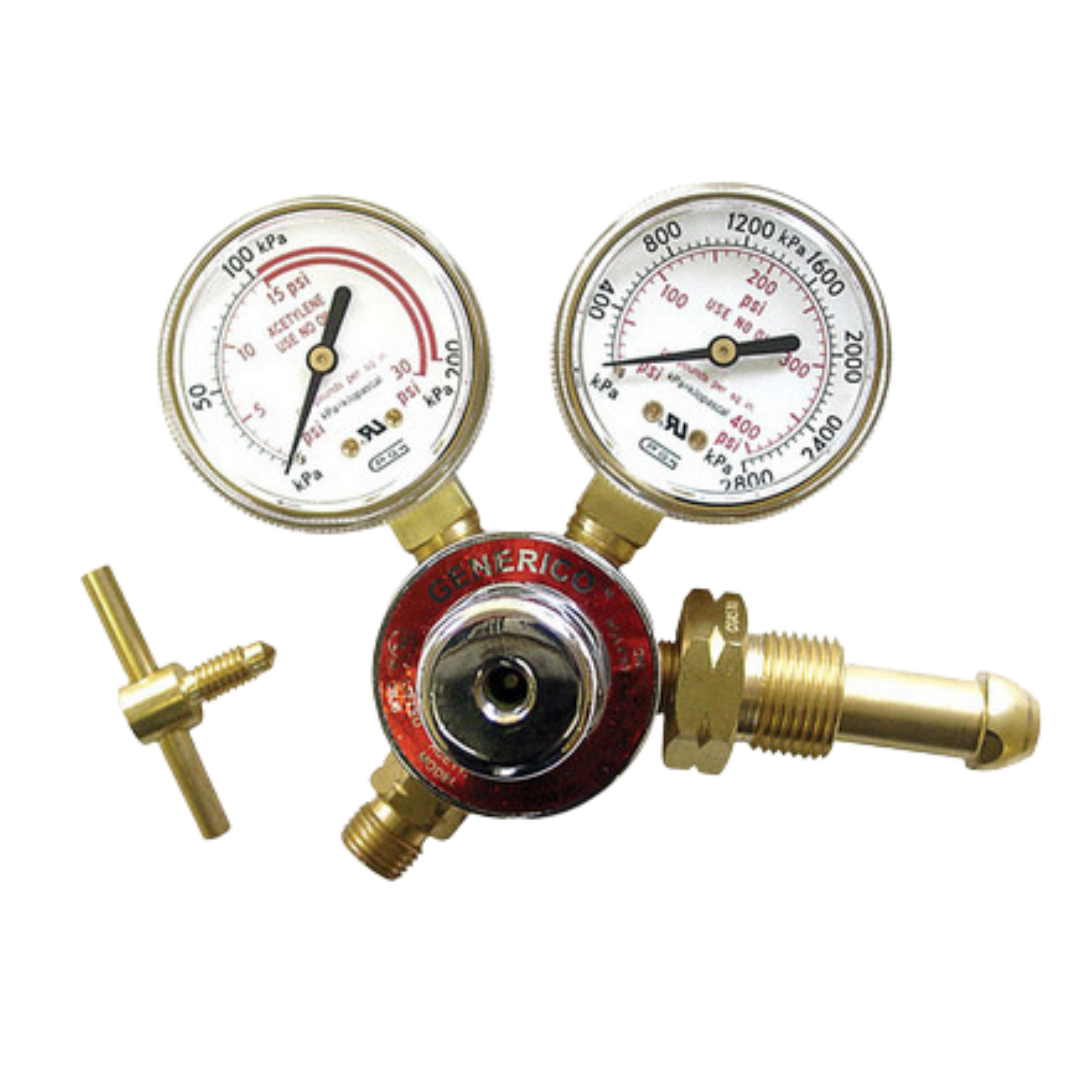 Shark Industries - Oxygen Regulators for Heavy Duty Kits – 2.5″ Gauge Face, CGA540, Up to 400 PSIG
