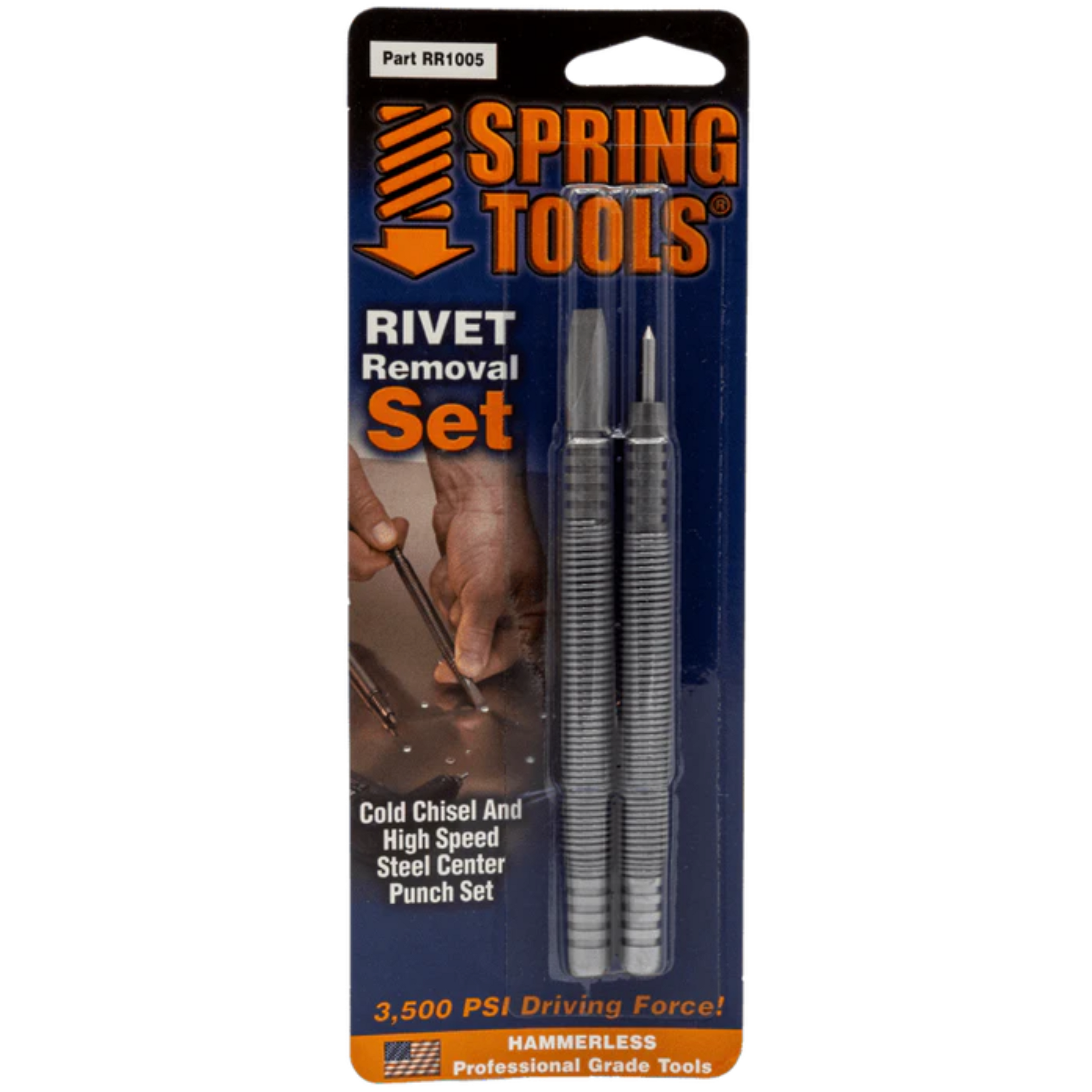 Spring Tools - 2 Piece Rivet Removal Set