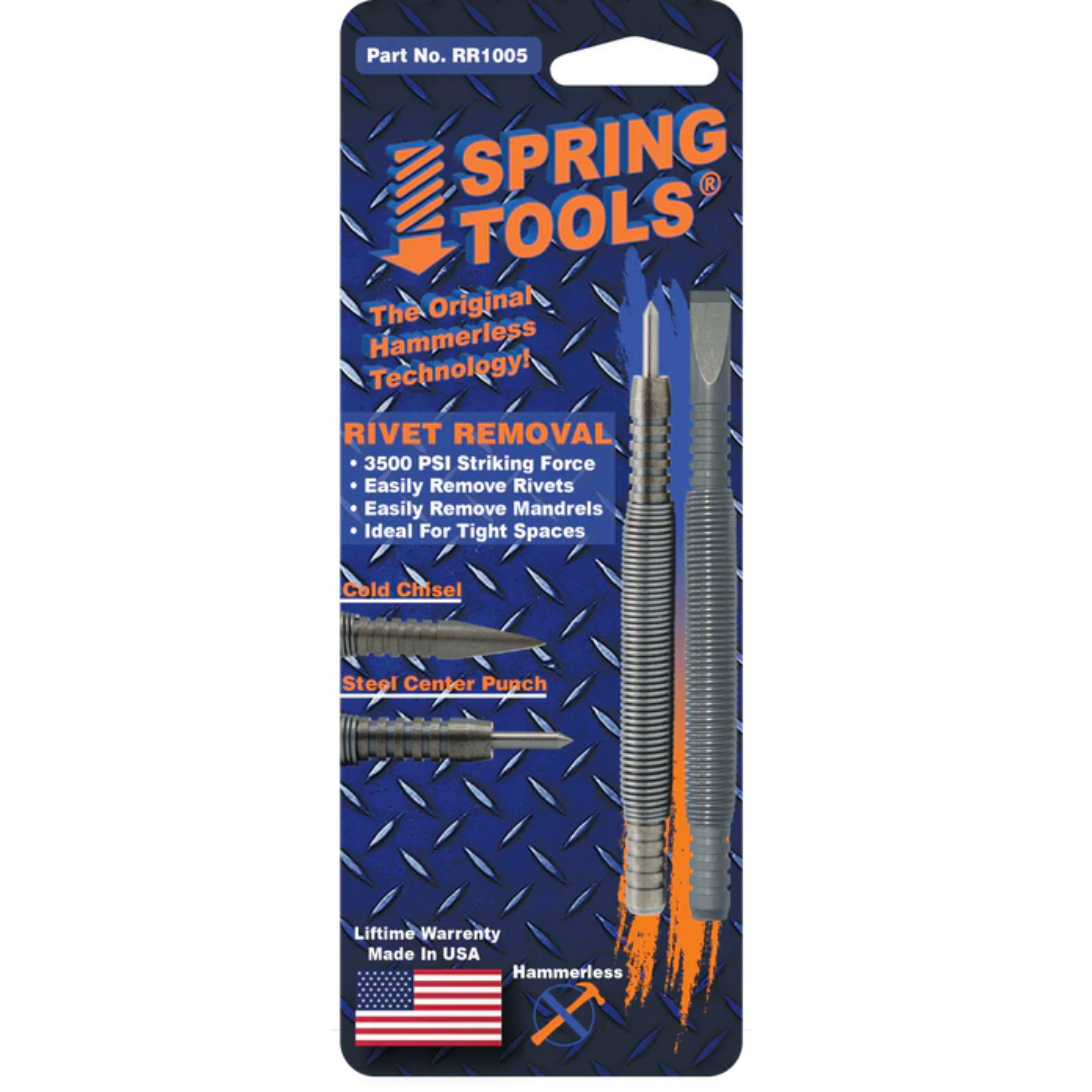Spring Tools - 2 Piece Rivet Removal Set