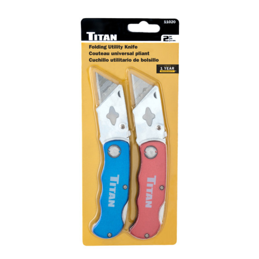 Twin Pack Folding Utility Knife (11020)