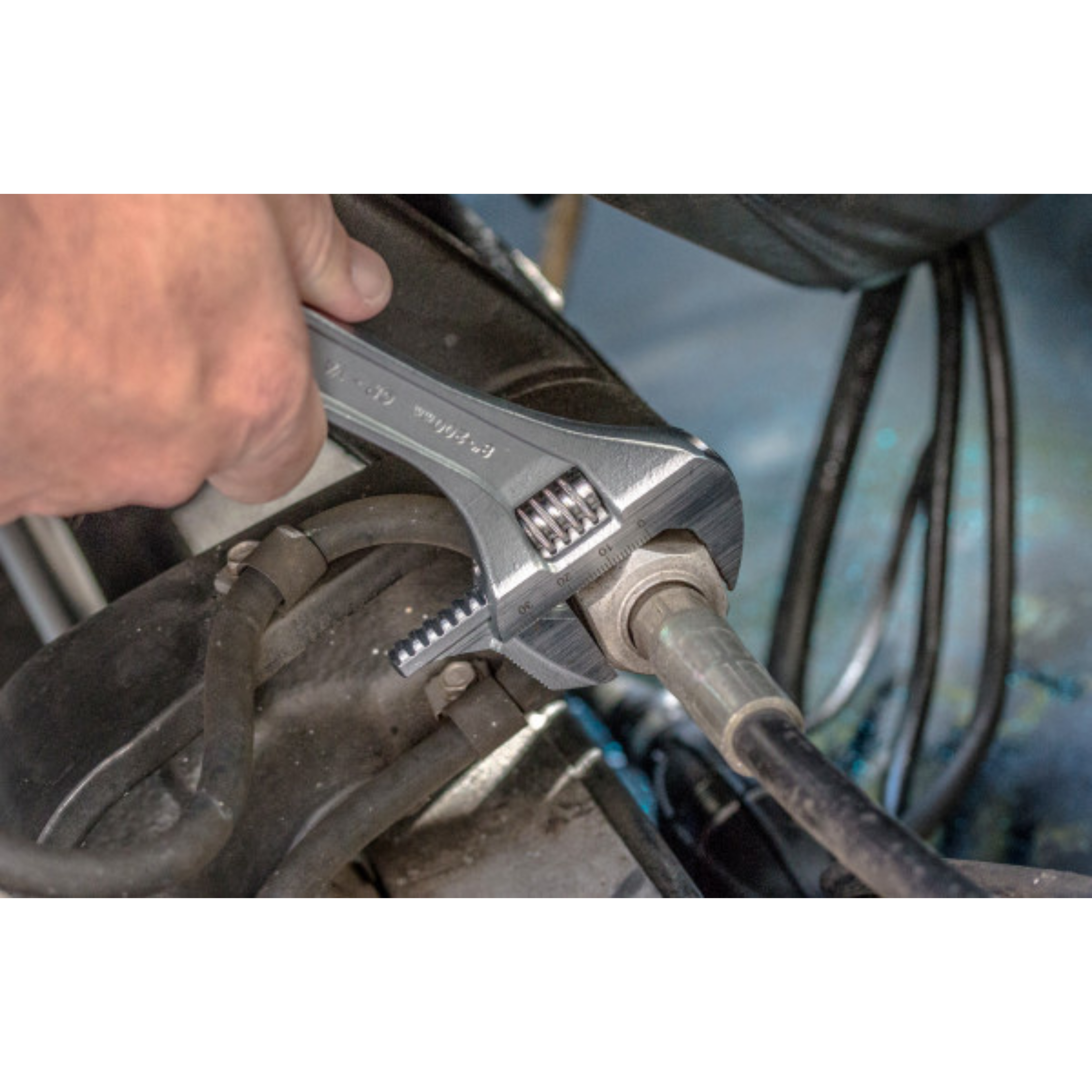 Channellock 8-Inch Reversible Jaw Adjustable Wrench