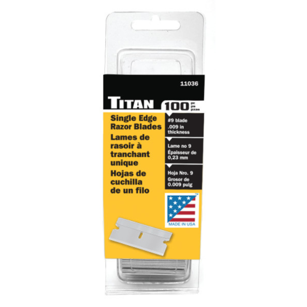 100 pc. #9 Single Edge Razor Blades (11036)
