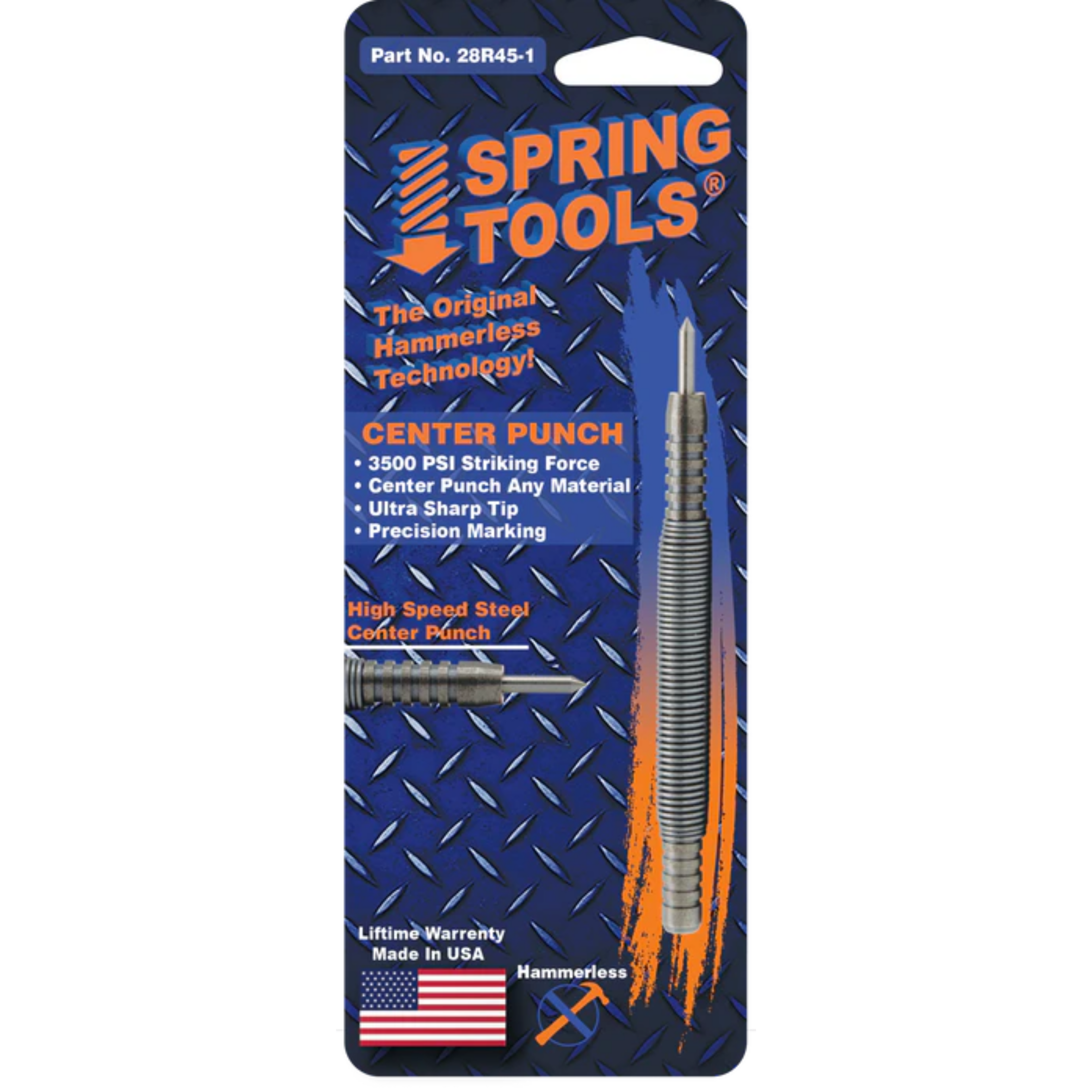 Spring Tools - High Speed Steel Center Punch