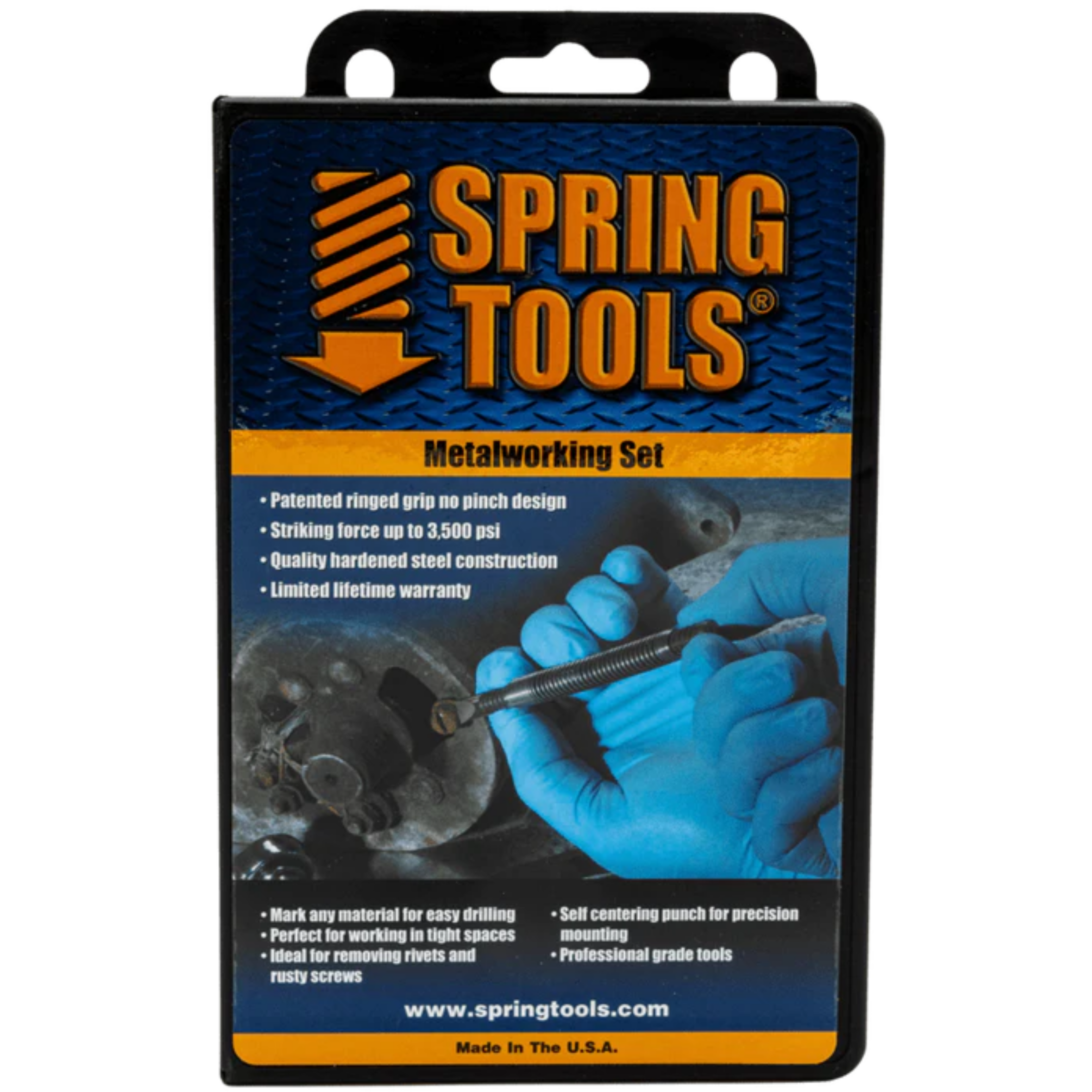 Spring Tools - 4 Piece Metal Working Set