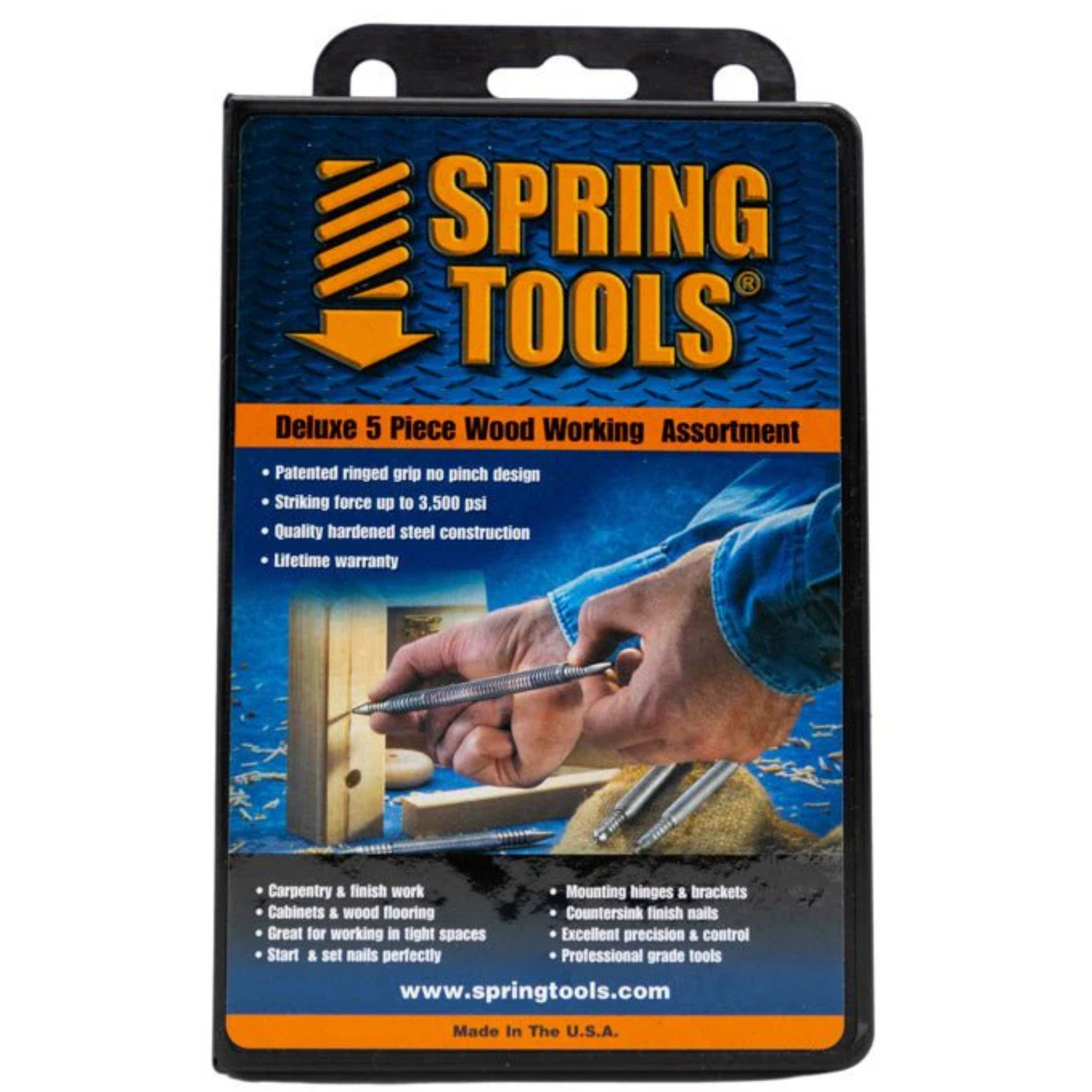 Spring Tools - Deluxe 5 Piece Wood Workers Set