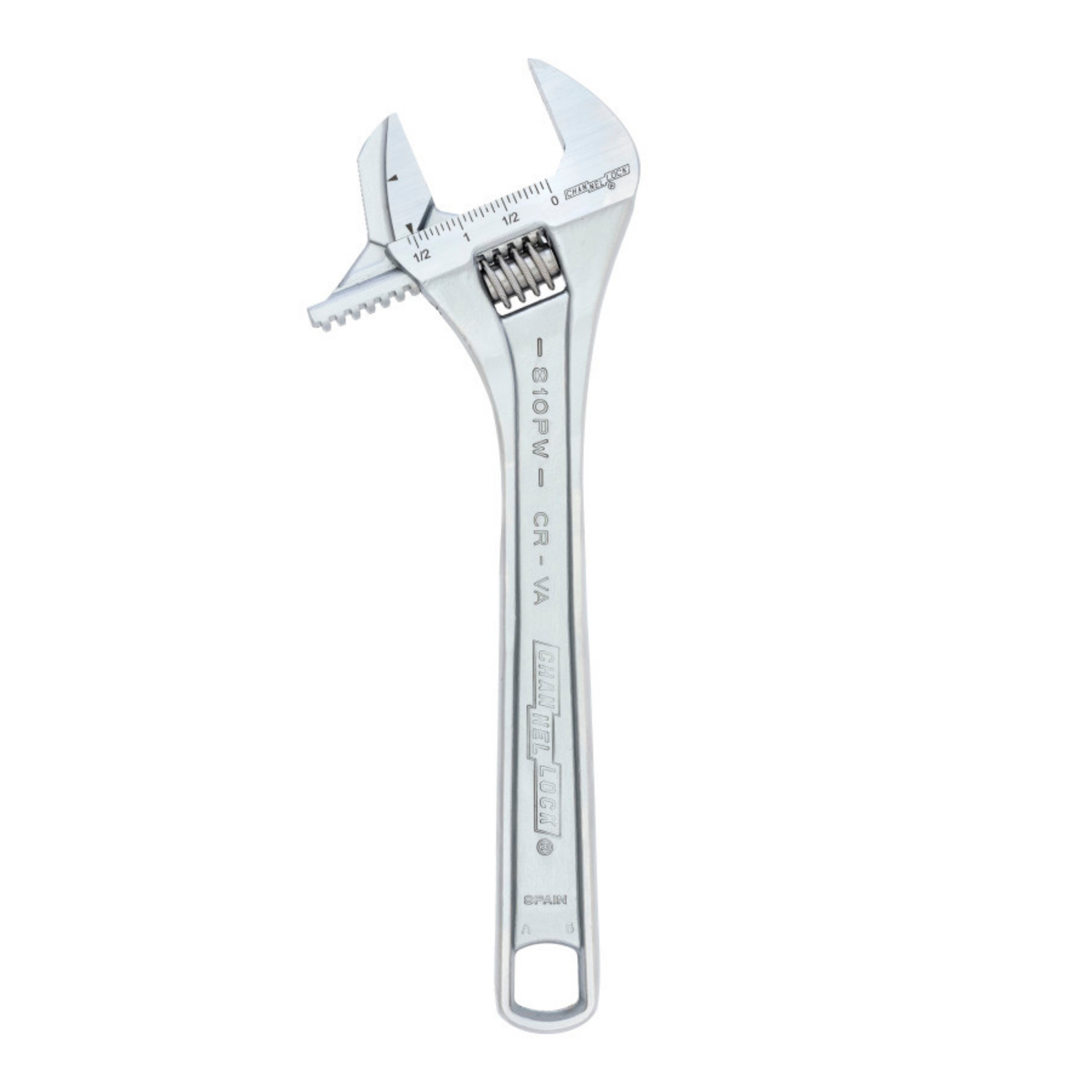 Channellock 10-Inch Reversible Jaw Adjustable Wrench