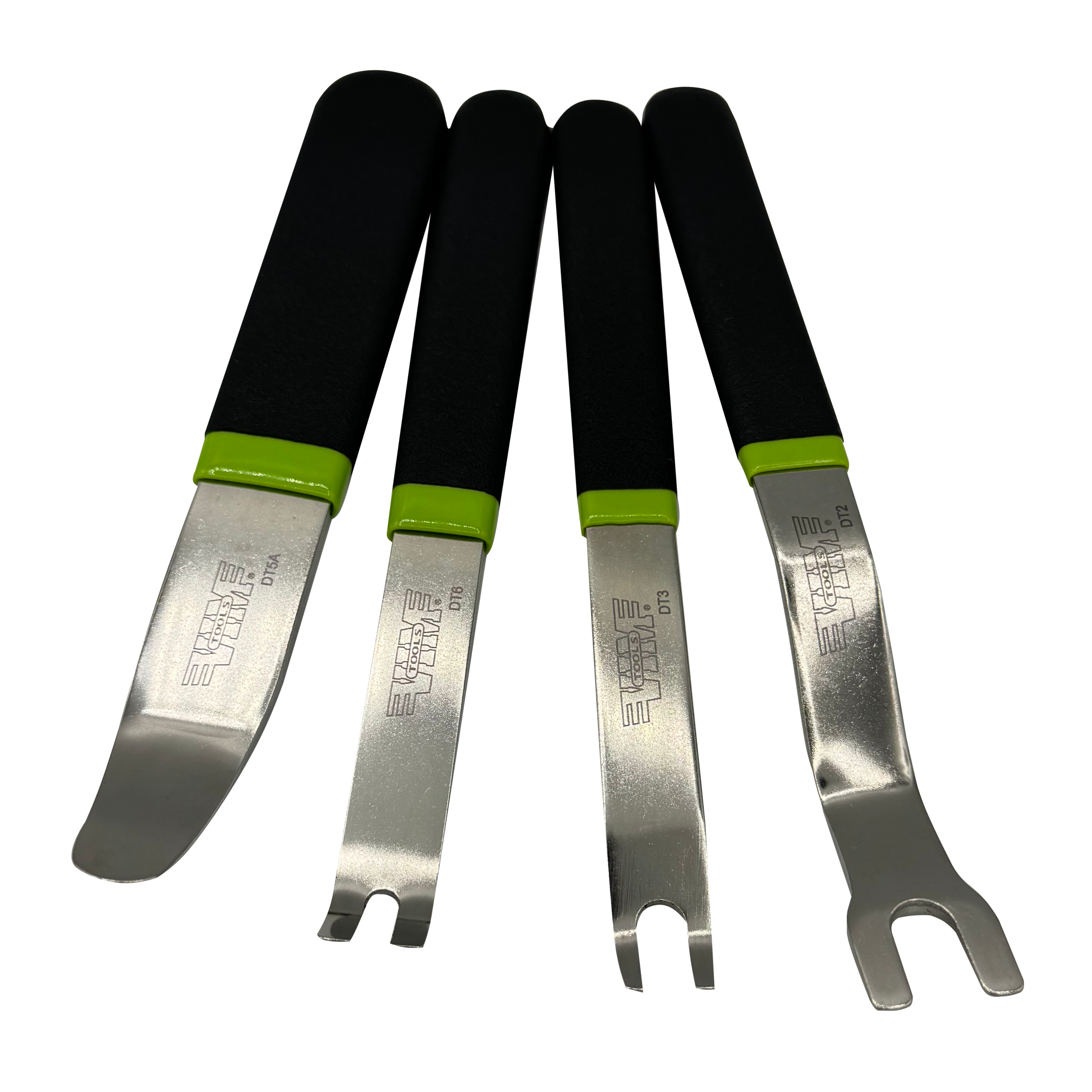 VIM Tools - Door and Trim Tool Set, Stainless, 4 pc Set, Dipped Handles