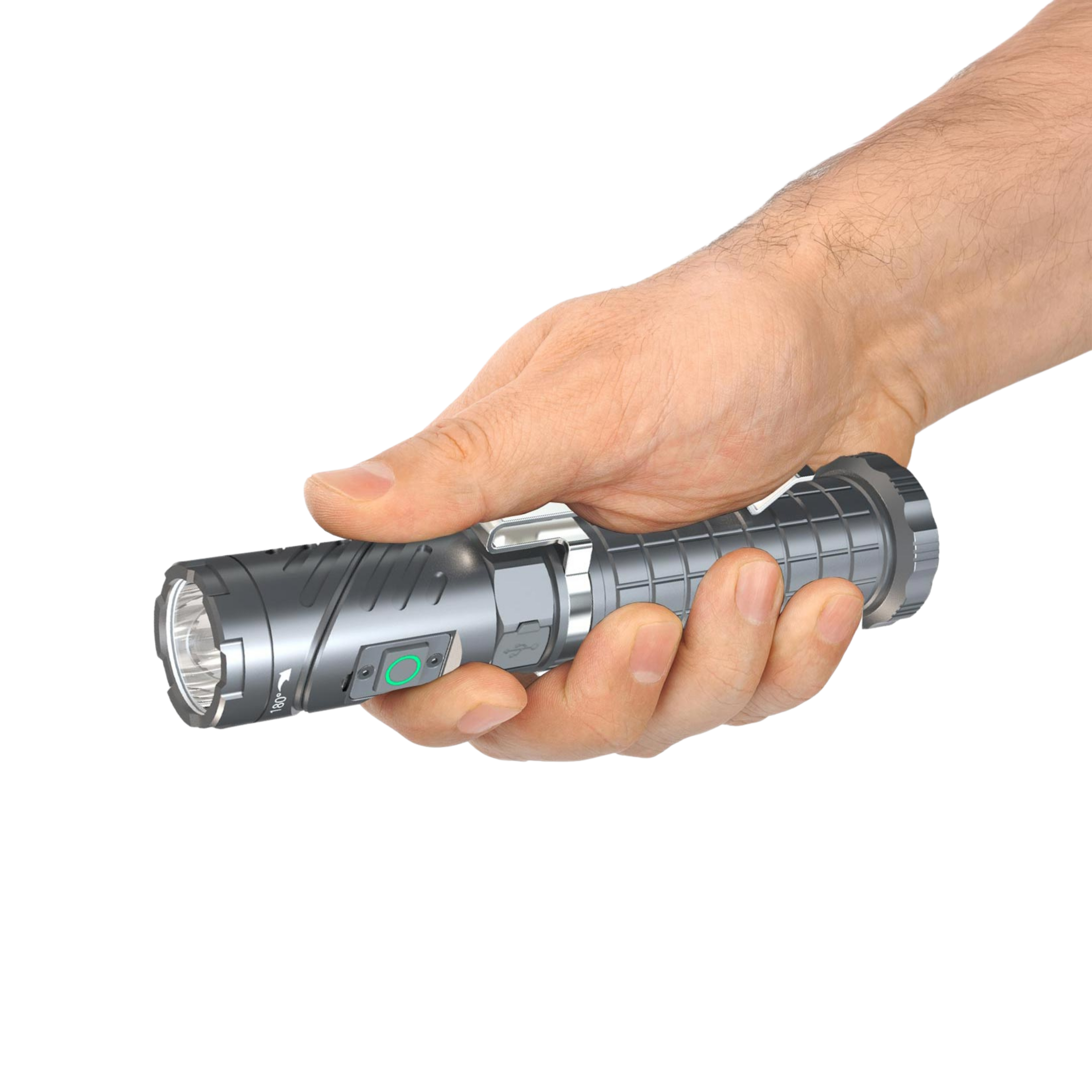 Maxxeon - SearchPoint PATROL 1500LM Swivel Head Rechargeable Flashlight