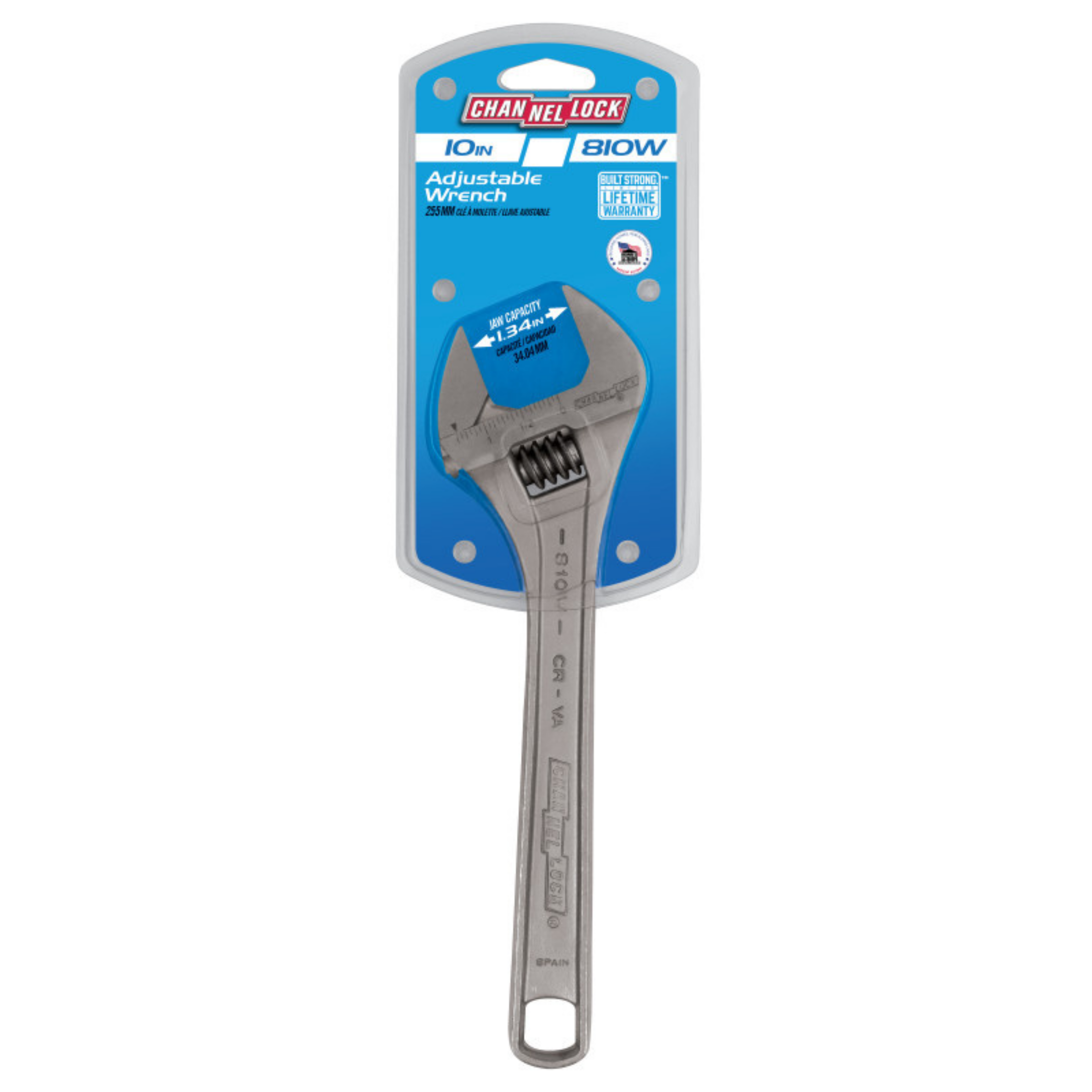 Channellock 10-Inch Adjustable Wrench