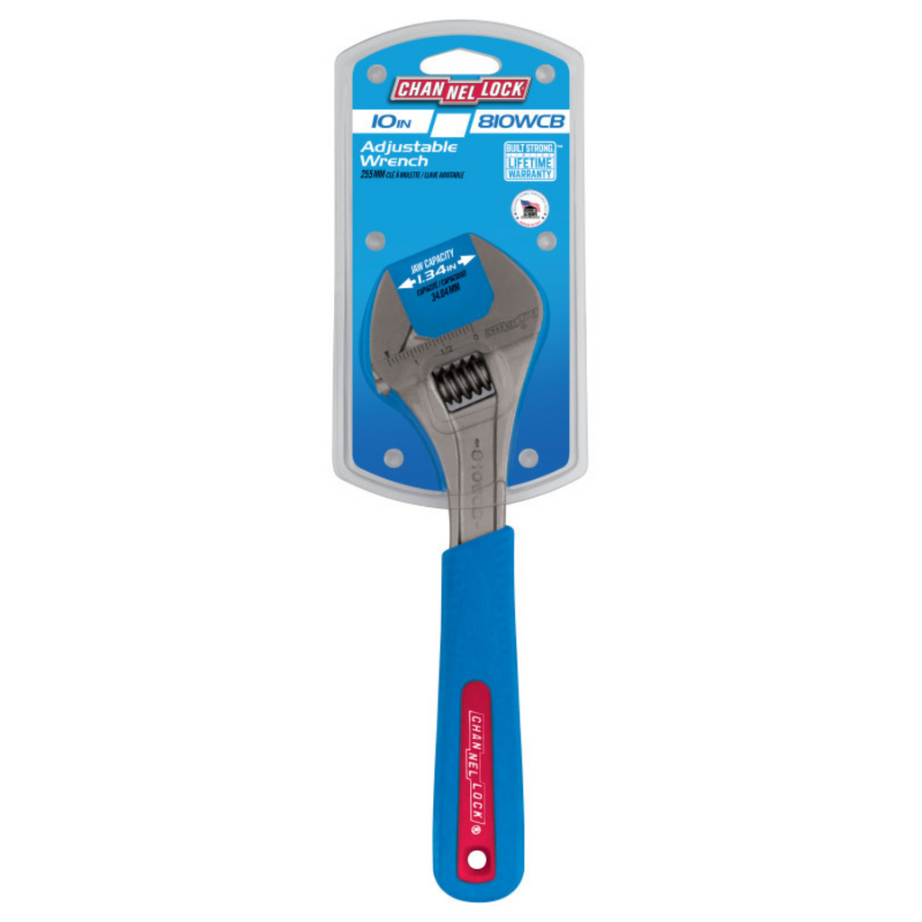 Channellock 10-Inch CODE BLUE® Adjustable Wrench