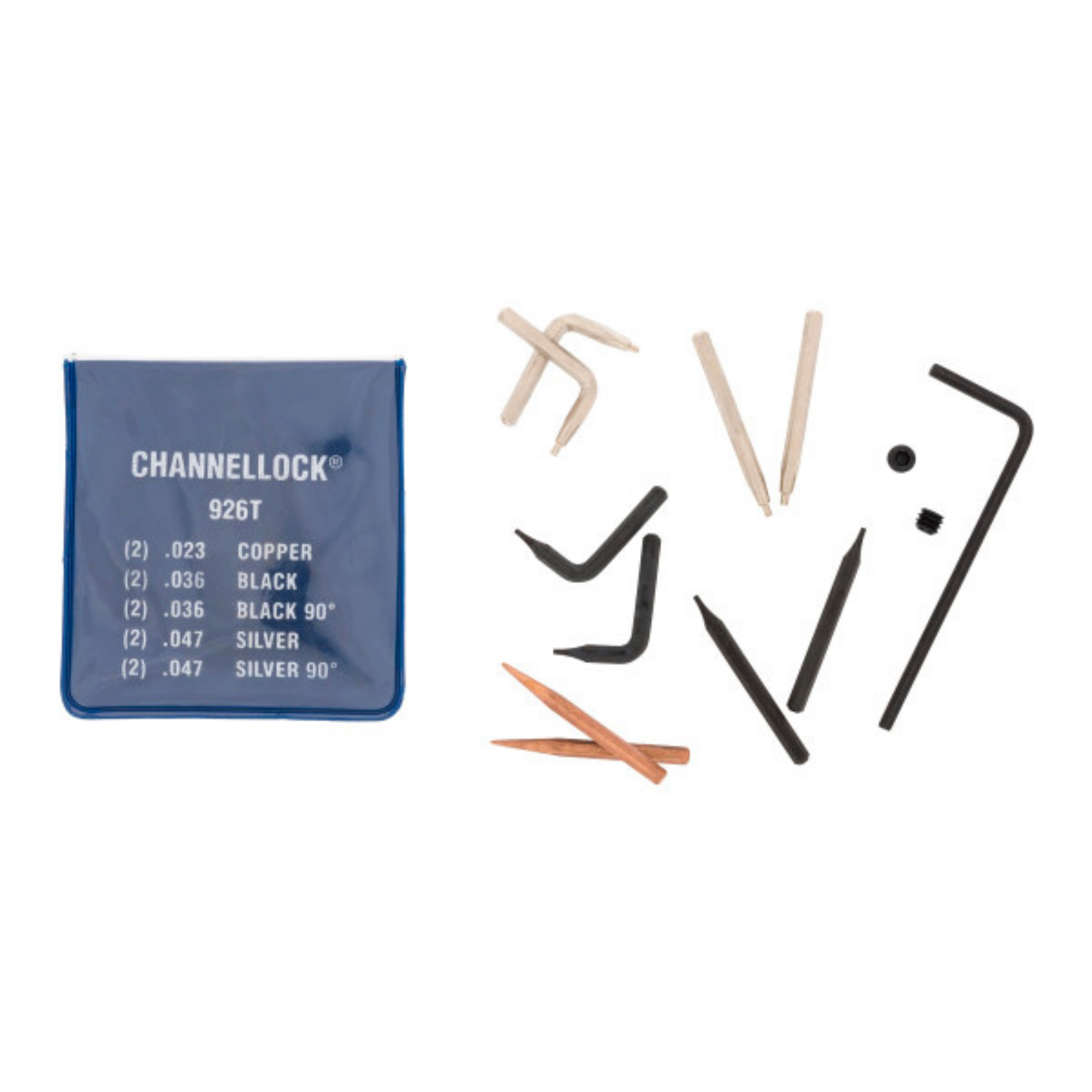 Channellock 5pc Universal Retaining Ring Tip Kit