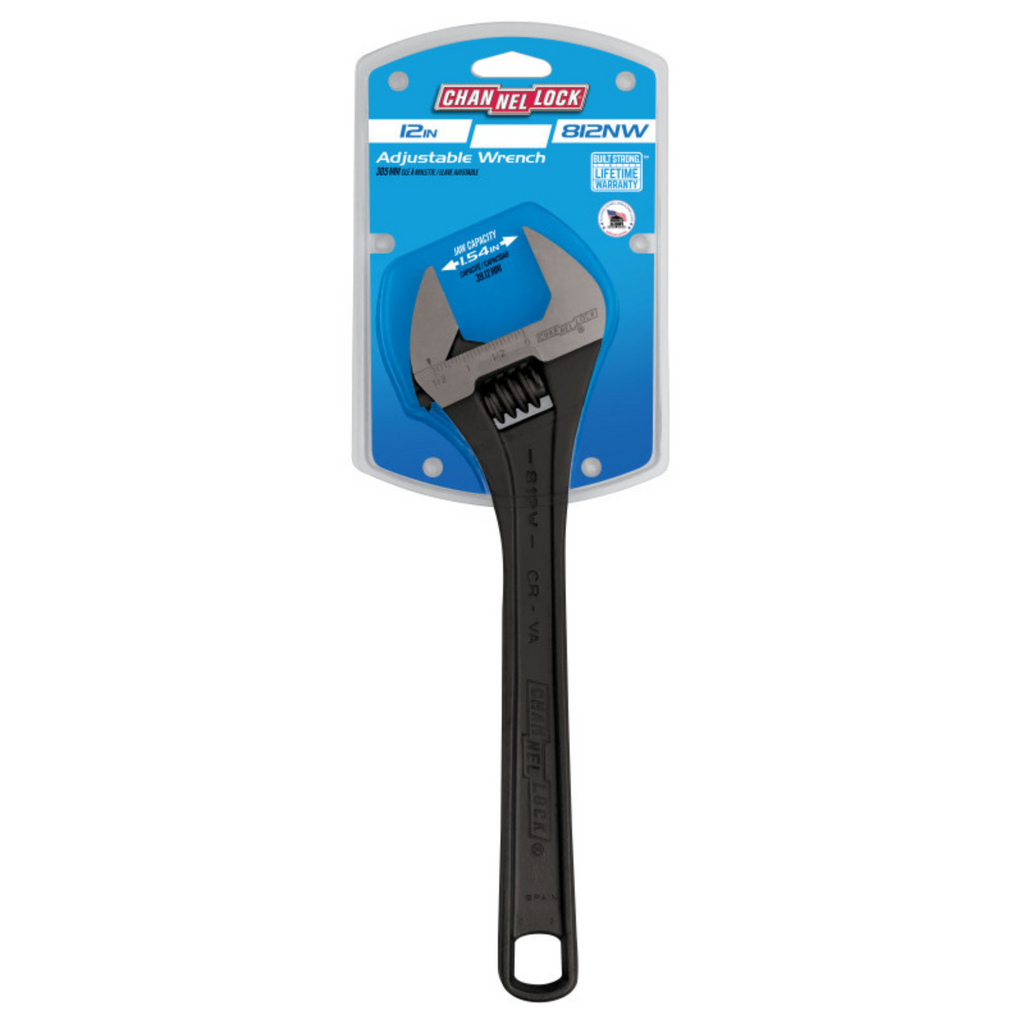 Channellock 12-Inch Adjustable Wrench