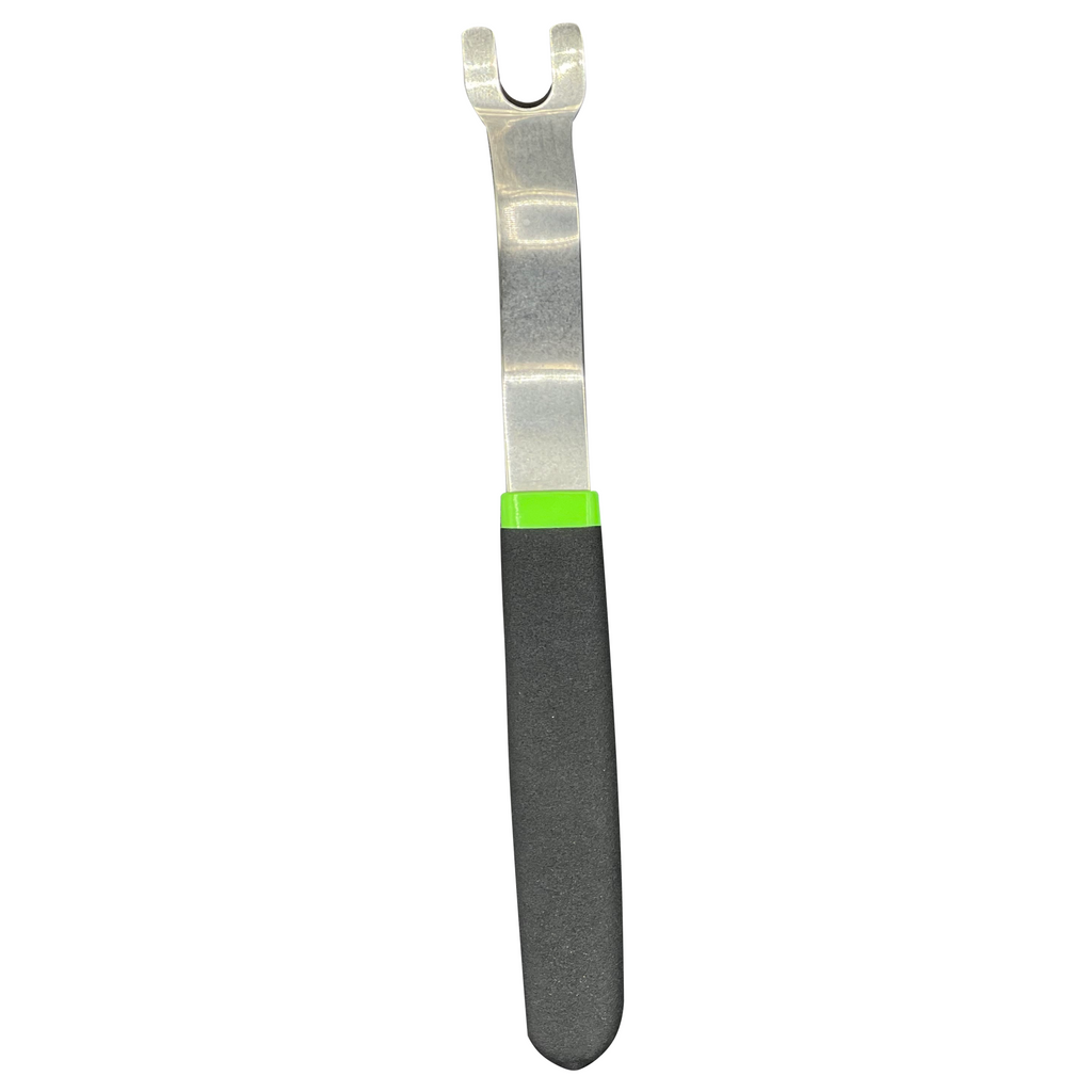 VIM Tools - Double Bend “U” Notch Door Panel Clip Tool, Stainless, Dipped Handle
