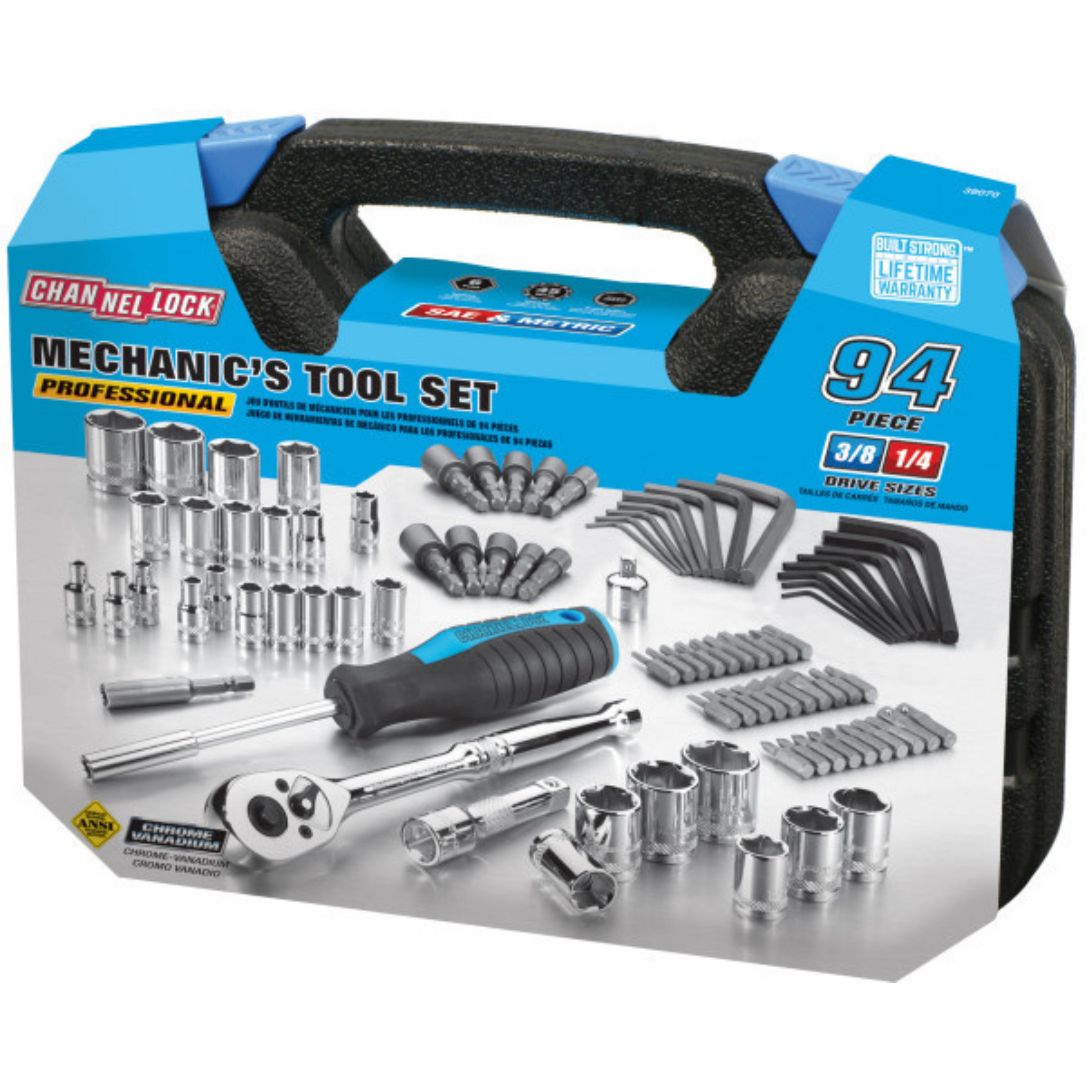 Channellock 94pc Mechanic's Tool Set