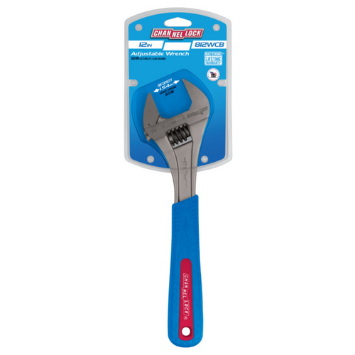 Channellock 12-Inch CODE BLUE® Adjustable Wrench