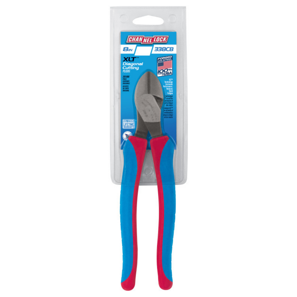Channellock 8-Inch CODE BLUE® XLT™ Diagonal Cutting Pliers