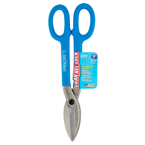 Channellock 12-Inch Straight Tinner Snip