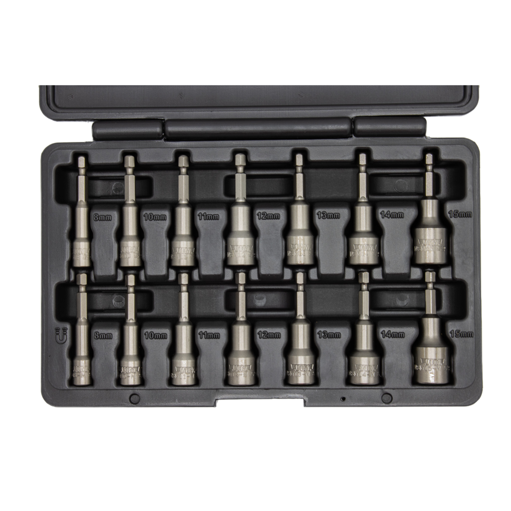 VIM Tools - 14 PC. METRIC NUT SETTER SET (8-15MM)