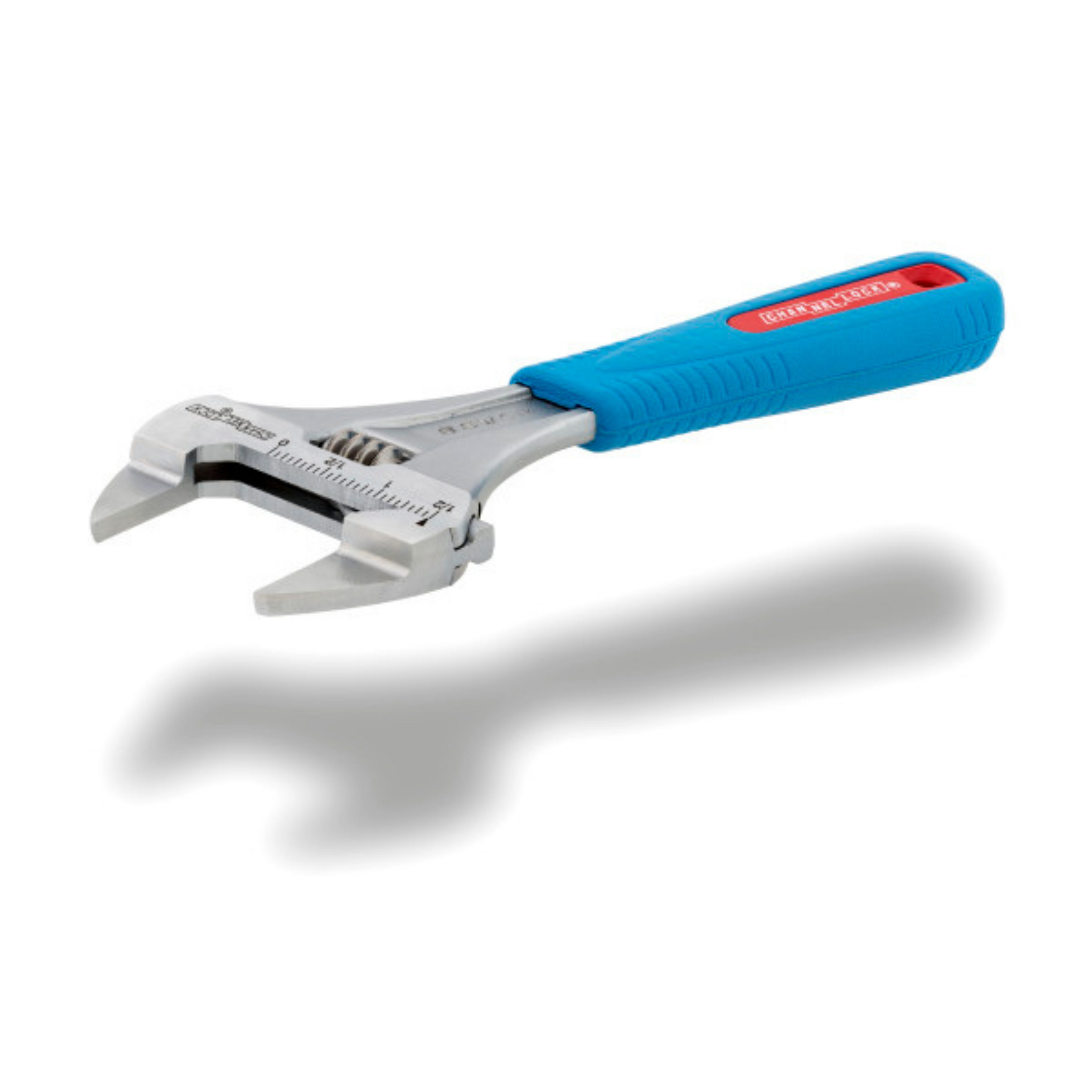 Channellock 8-Inch CODE BLUE® WideAzz® Slim Jaw Adjustable Wrench