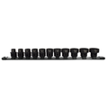 Astro Pneumatic - 11pc 1/2" Drive Low Profile Nano Impact Sockets - SAE
