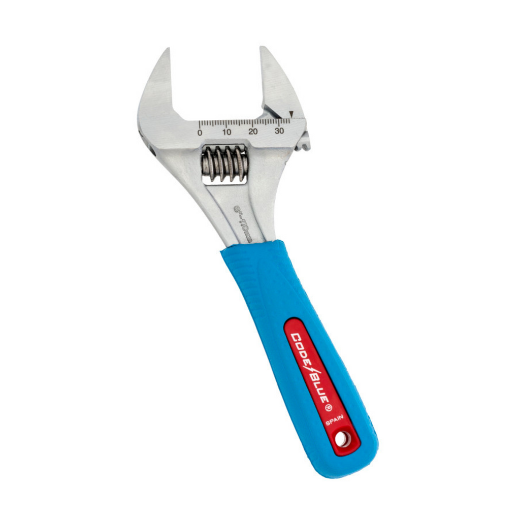 Channellock 6-Inch CODE BLUE® WideAzz® Slim Jaw Adjustable Wrench