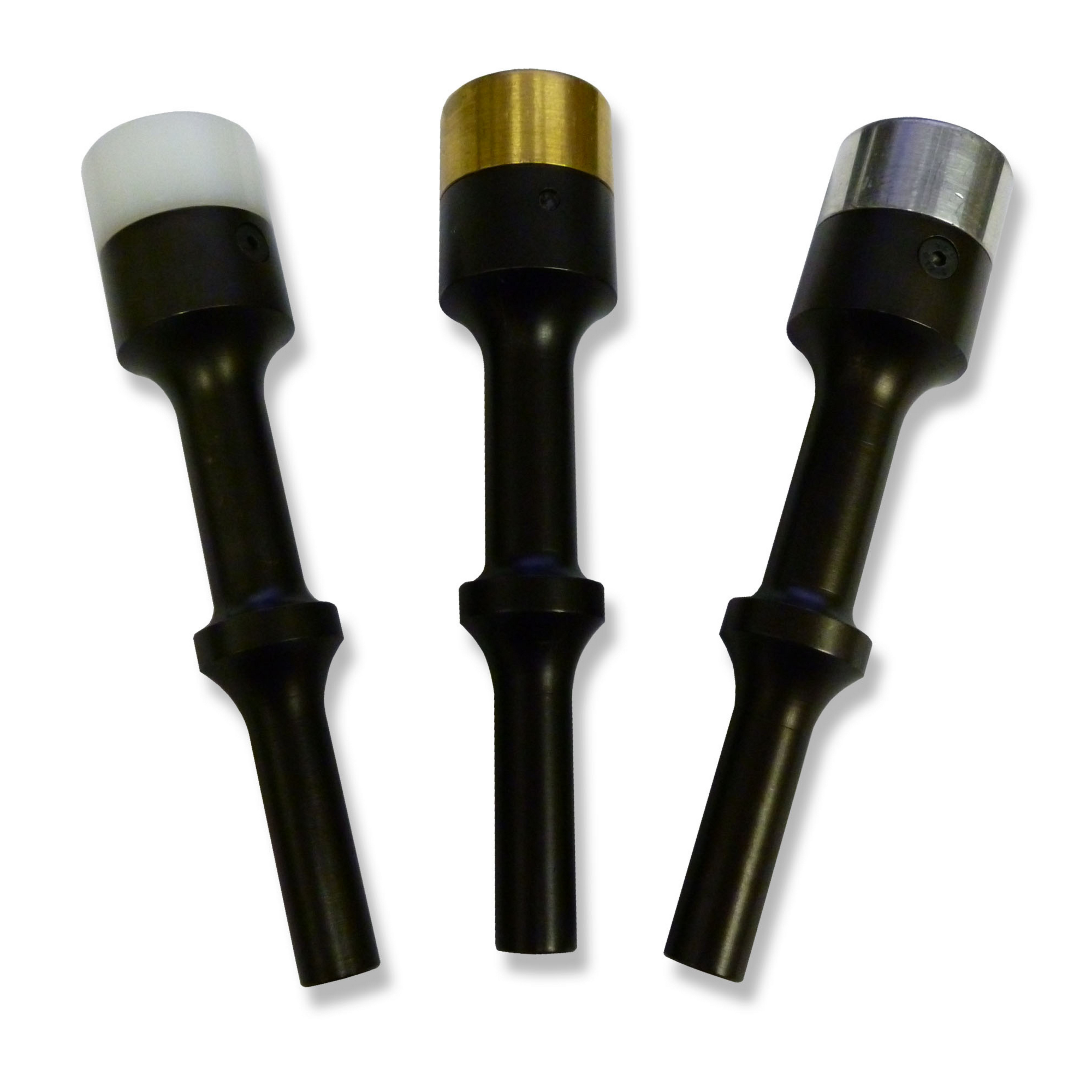 VIM Tools - Air Hammer Soft Head Tool Set, 3pc. Aluminum, Brass, & Nylon Headed Air Hammers