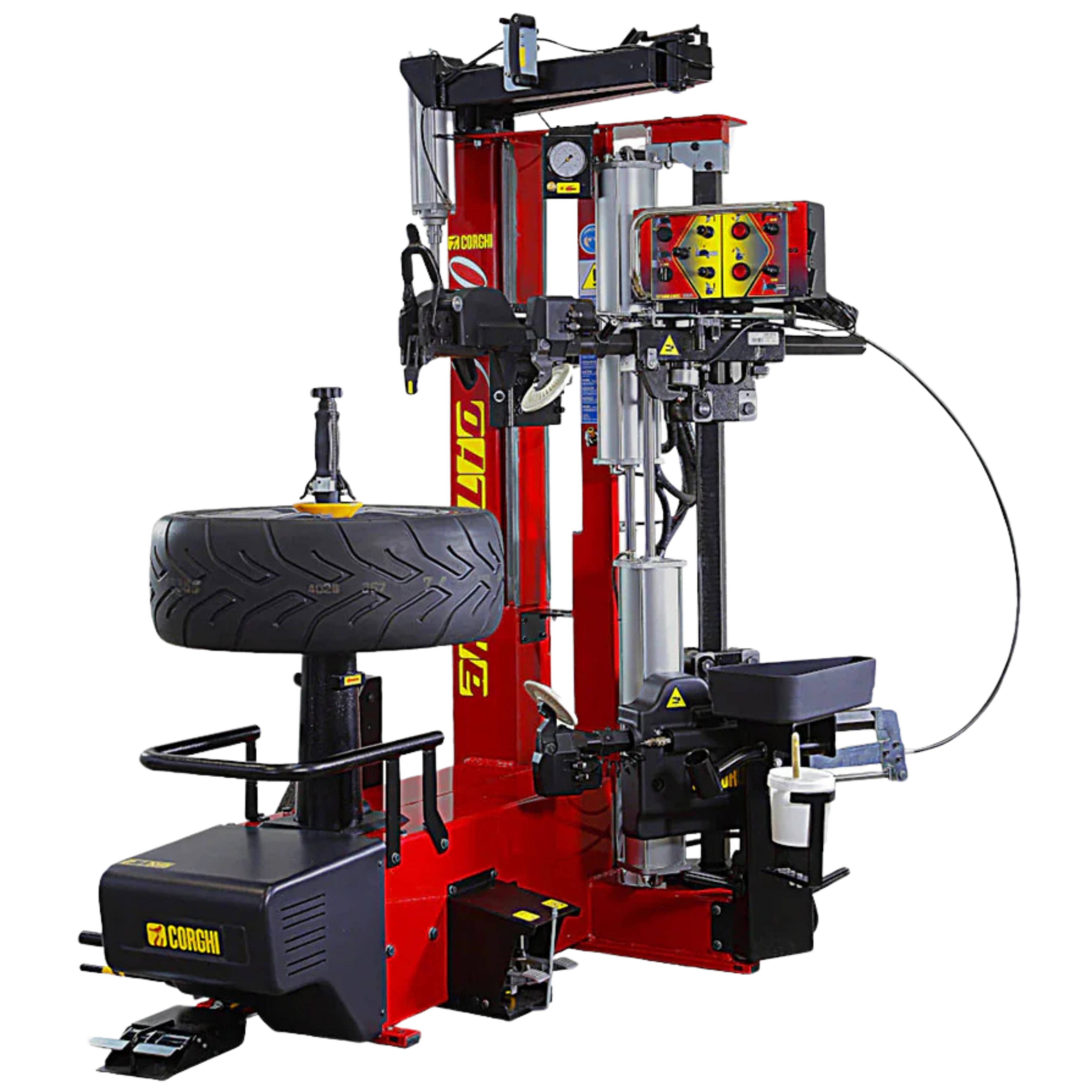 Corghi Artigilo 5000 Touchless Electric Tire Changer with BPT Helper Assist Arm