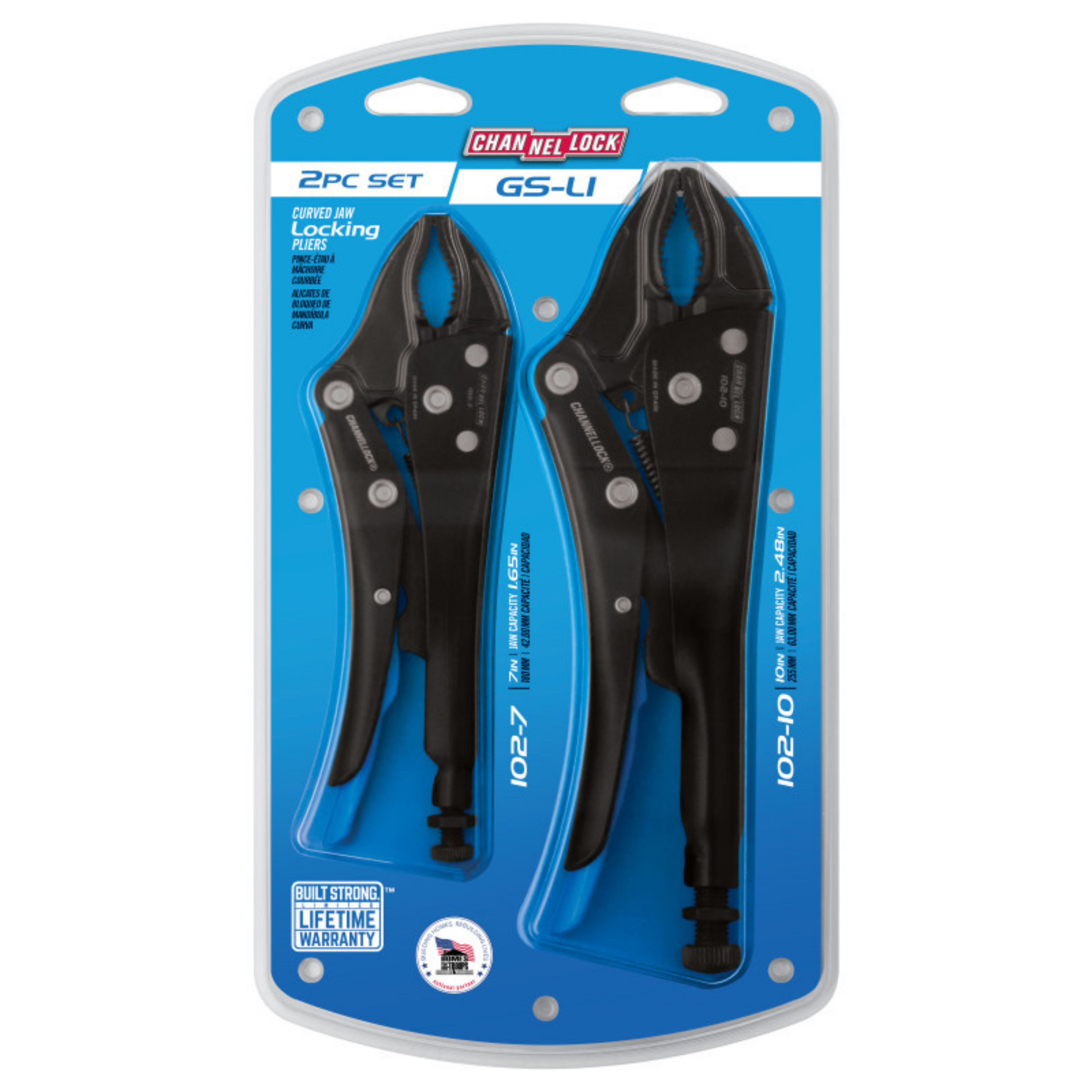 Channellock 2pc Locking Pliers Set