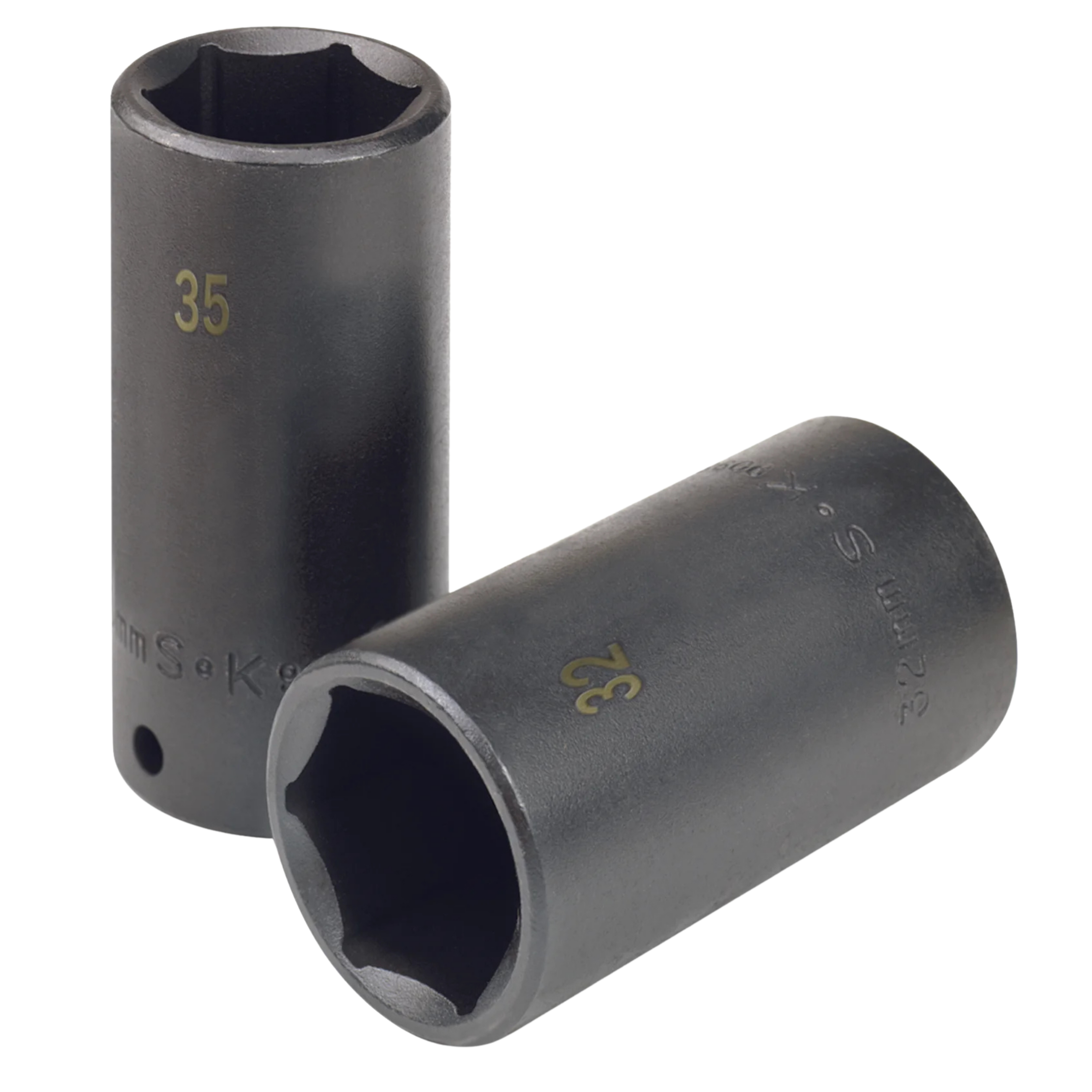 SK Tools USA - 1/2" Drive 6 Point Deep Fractional Impact Socket (3/8"-15/16")