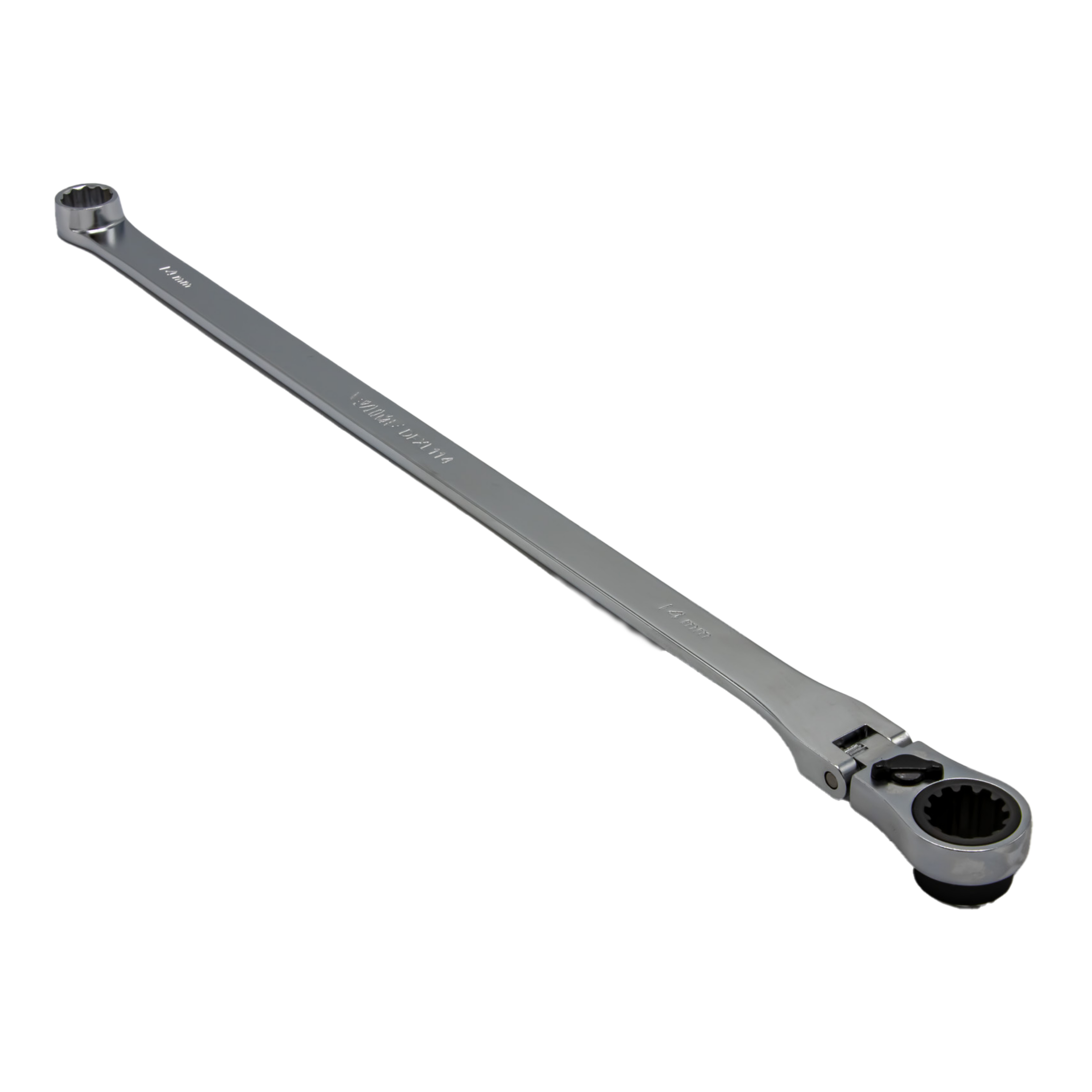 VIM Tools - Deep Spline Ratcheting Flex Head XL Wrench Set (8 mm - 17 mm)