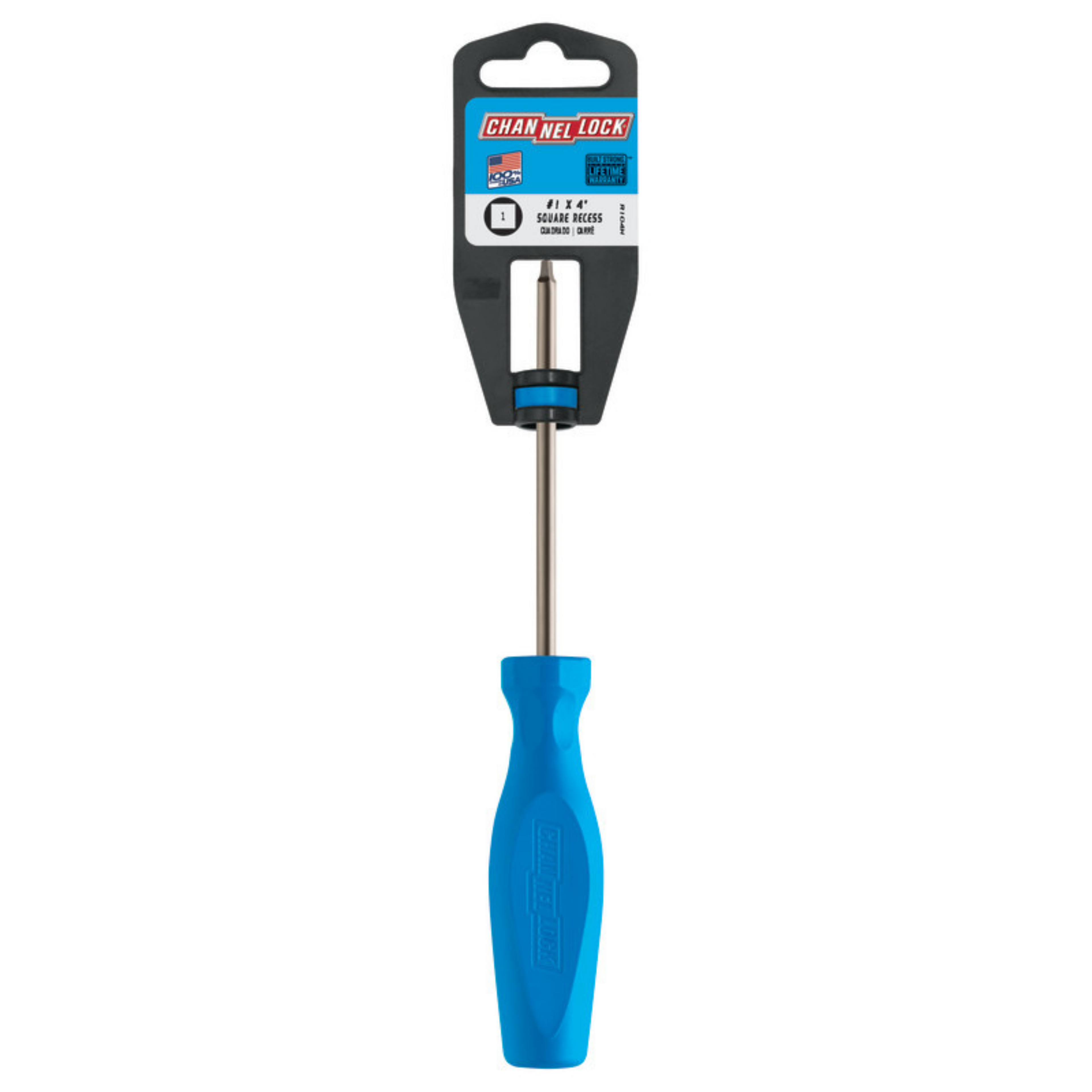 Channellock Square Recess #1 X 4-inch Professional Screwdriver
