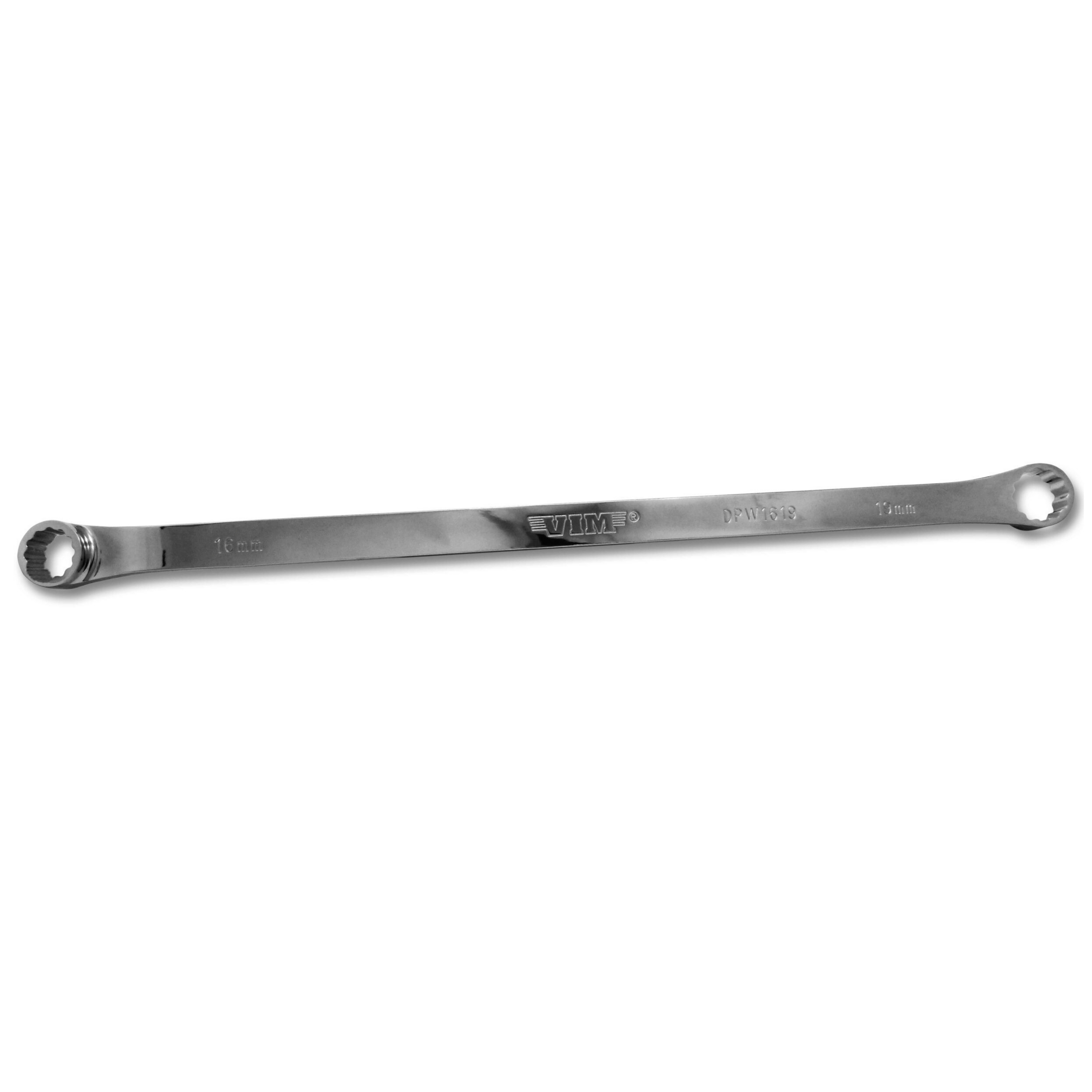 VIM Tools - Drain Plug Wrench Set, Extra Long, Offset Box Heads (8mm - 19mm)