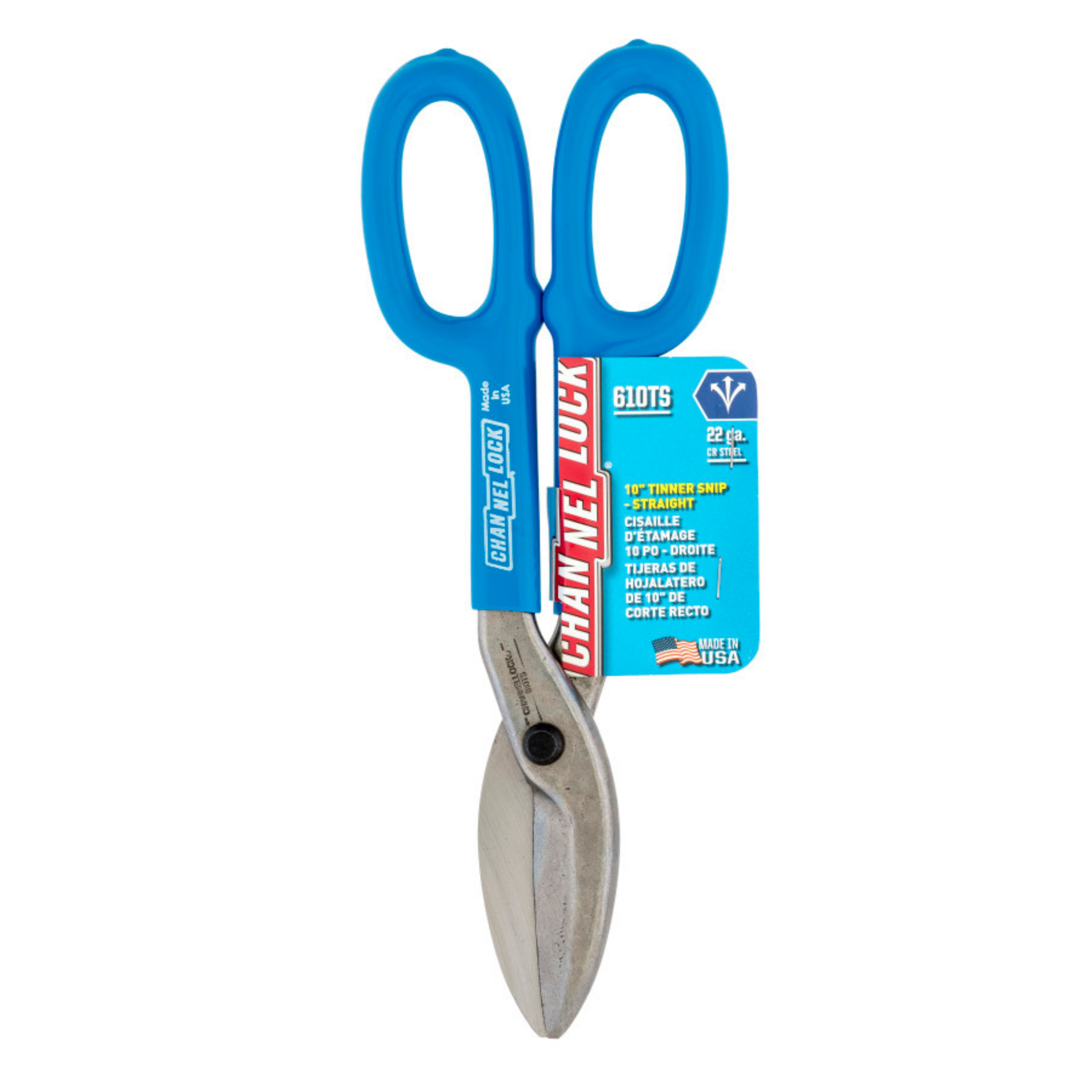 Channellock 10-Inch Straight Tinner Snip