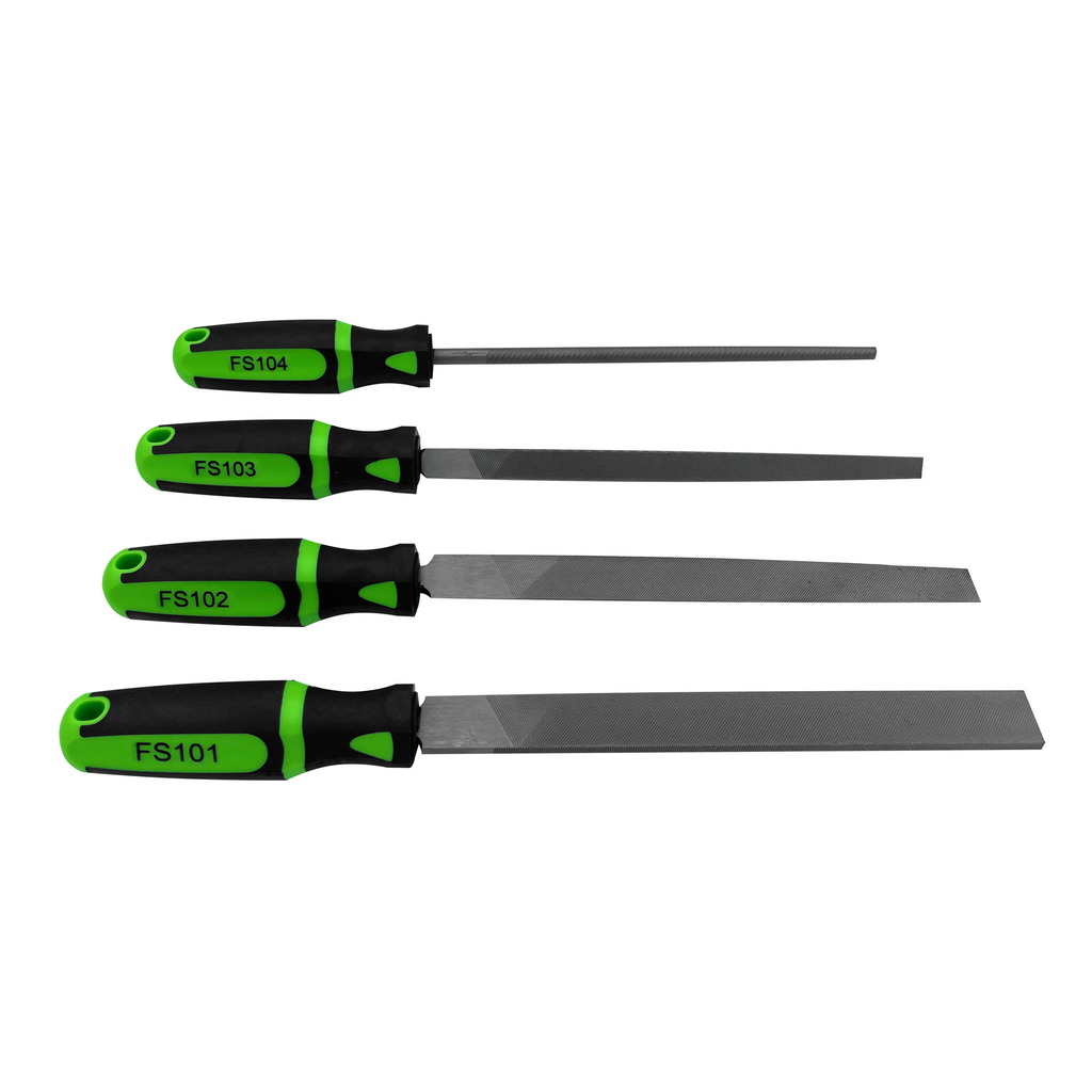 VIM Tools - 4 Piece File Set, 12″ OAL