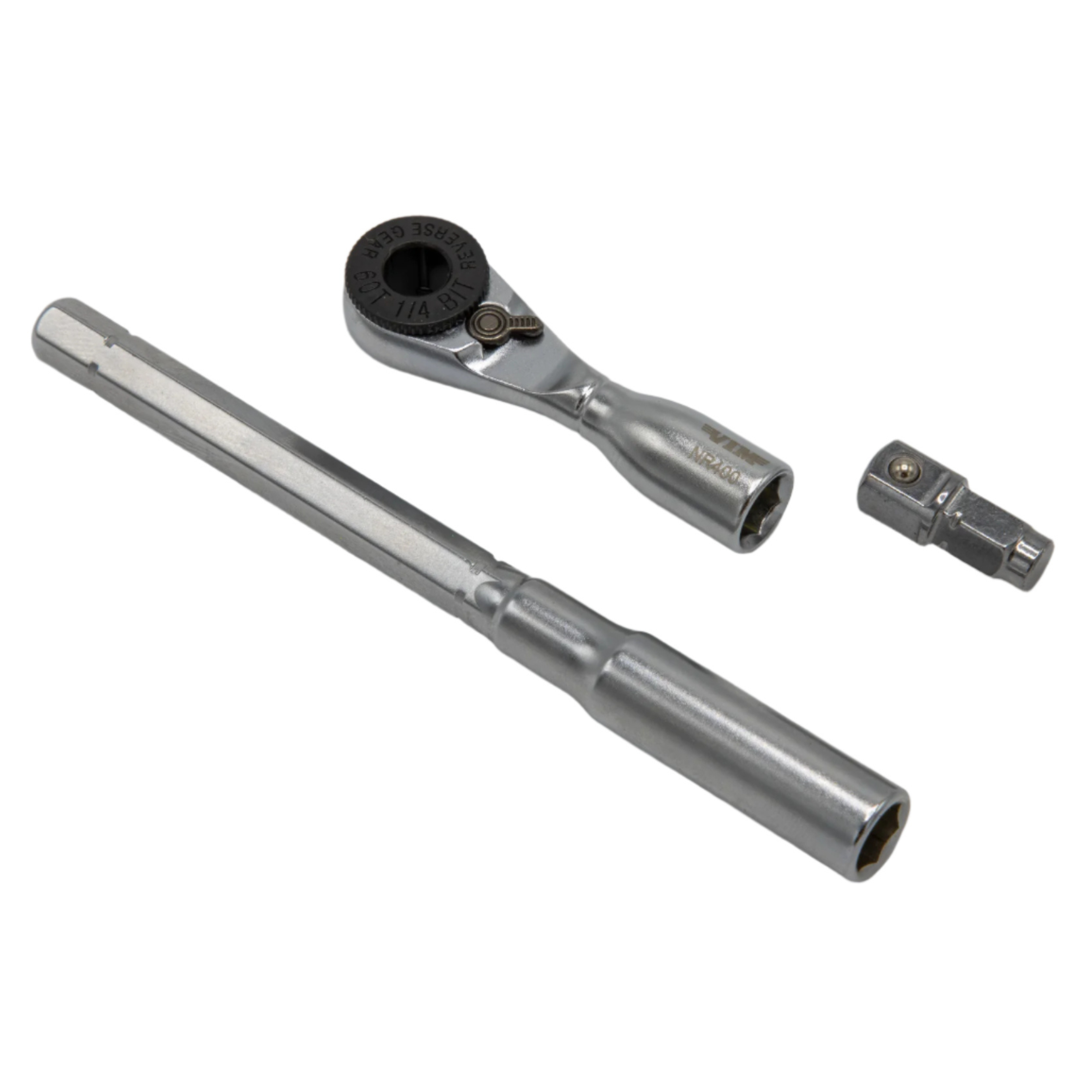 VIM Tools - 3 PC. 1/4'' DR. NANO RATCHET KIT