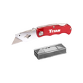 Folding Utility Knife - Red (11015) - Ridge Toolbox