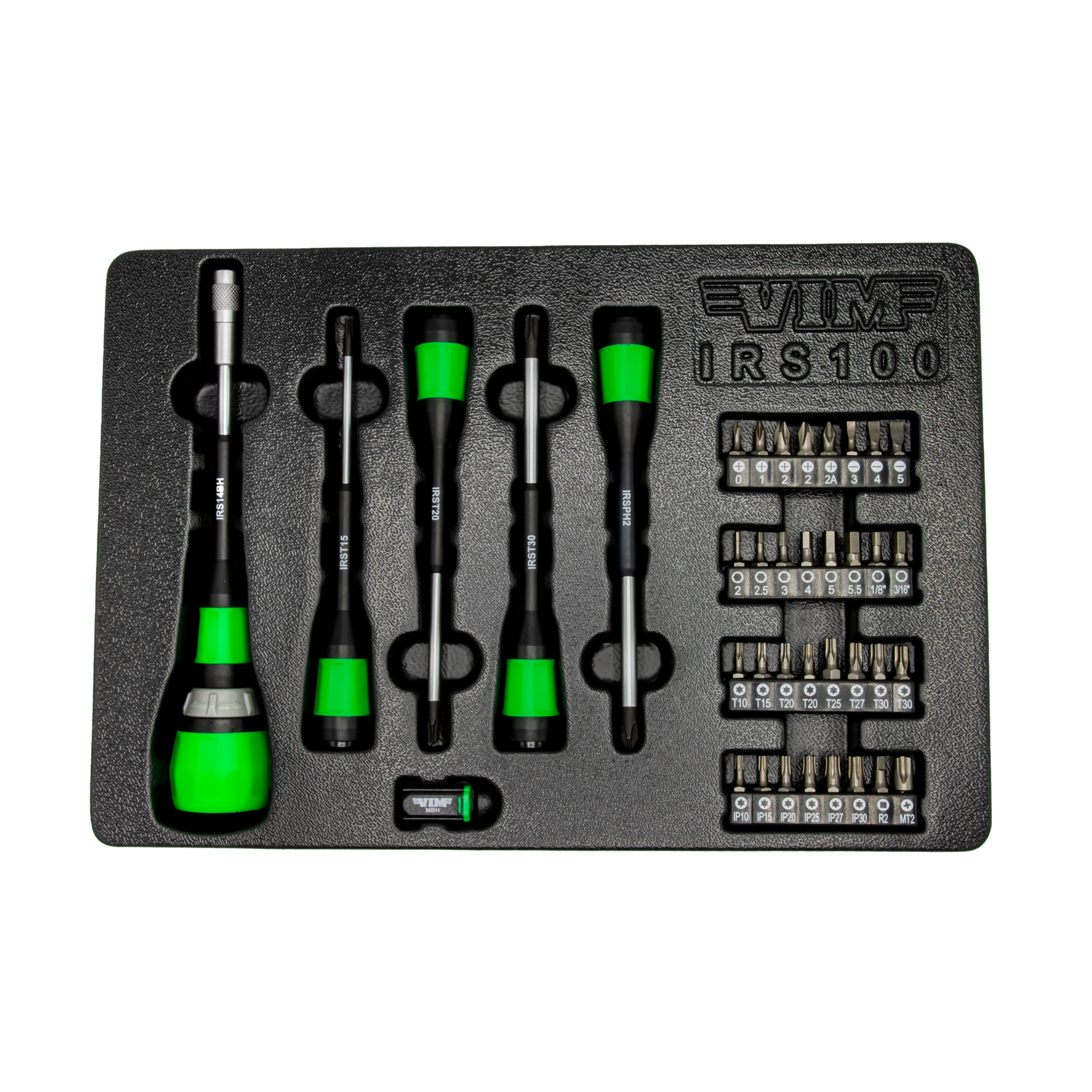 VIM Tools - 39 PC. INTERCHANGEABLE RATCHETING SCREWDRIVER SET