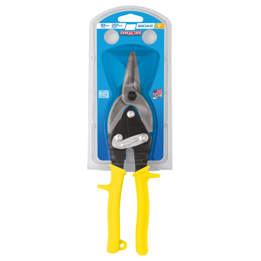 Channellock 10-Inch Straight Aviation Snip