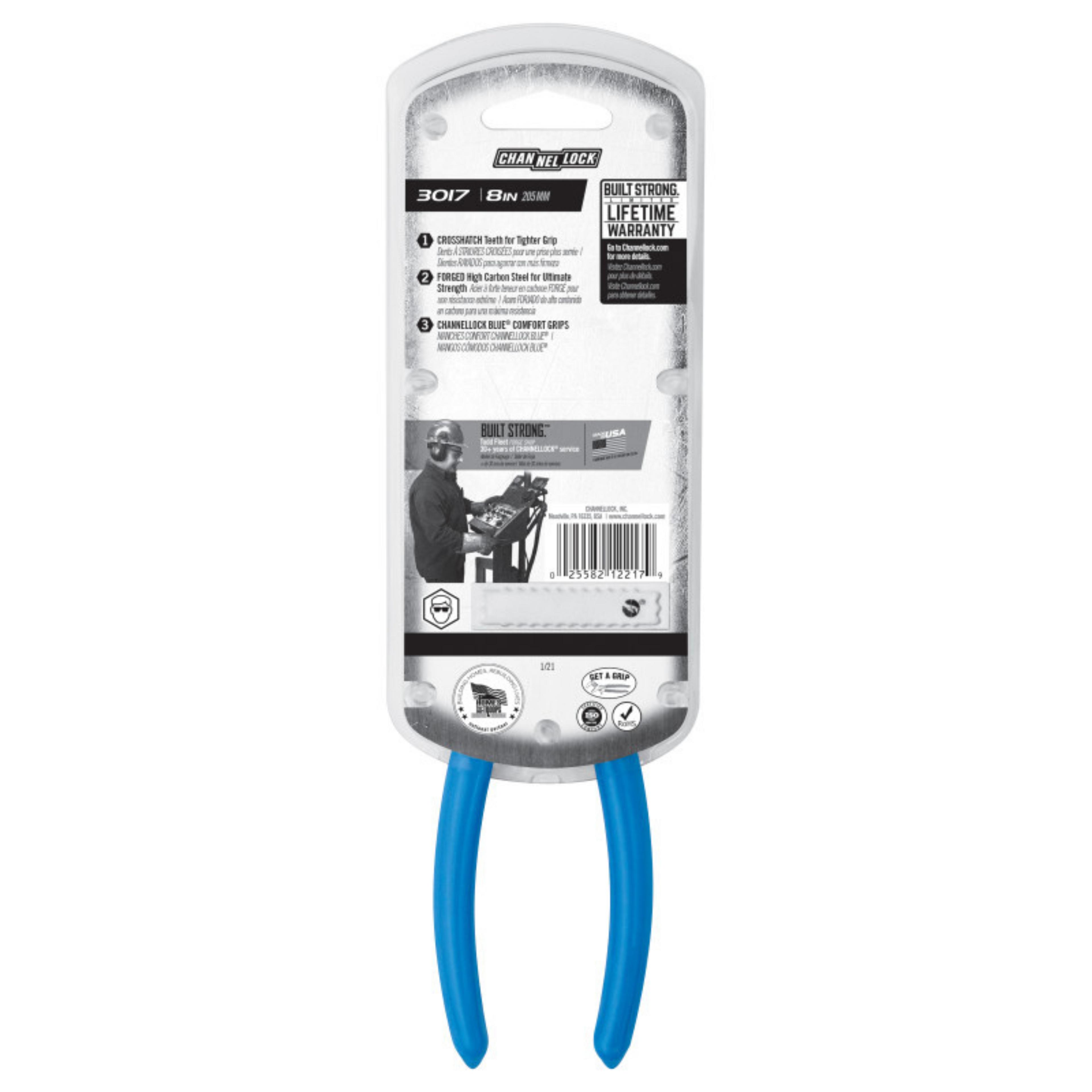 Channellock 8-Inch Long Nose Pliers