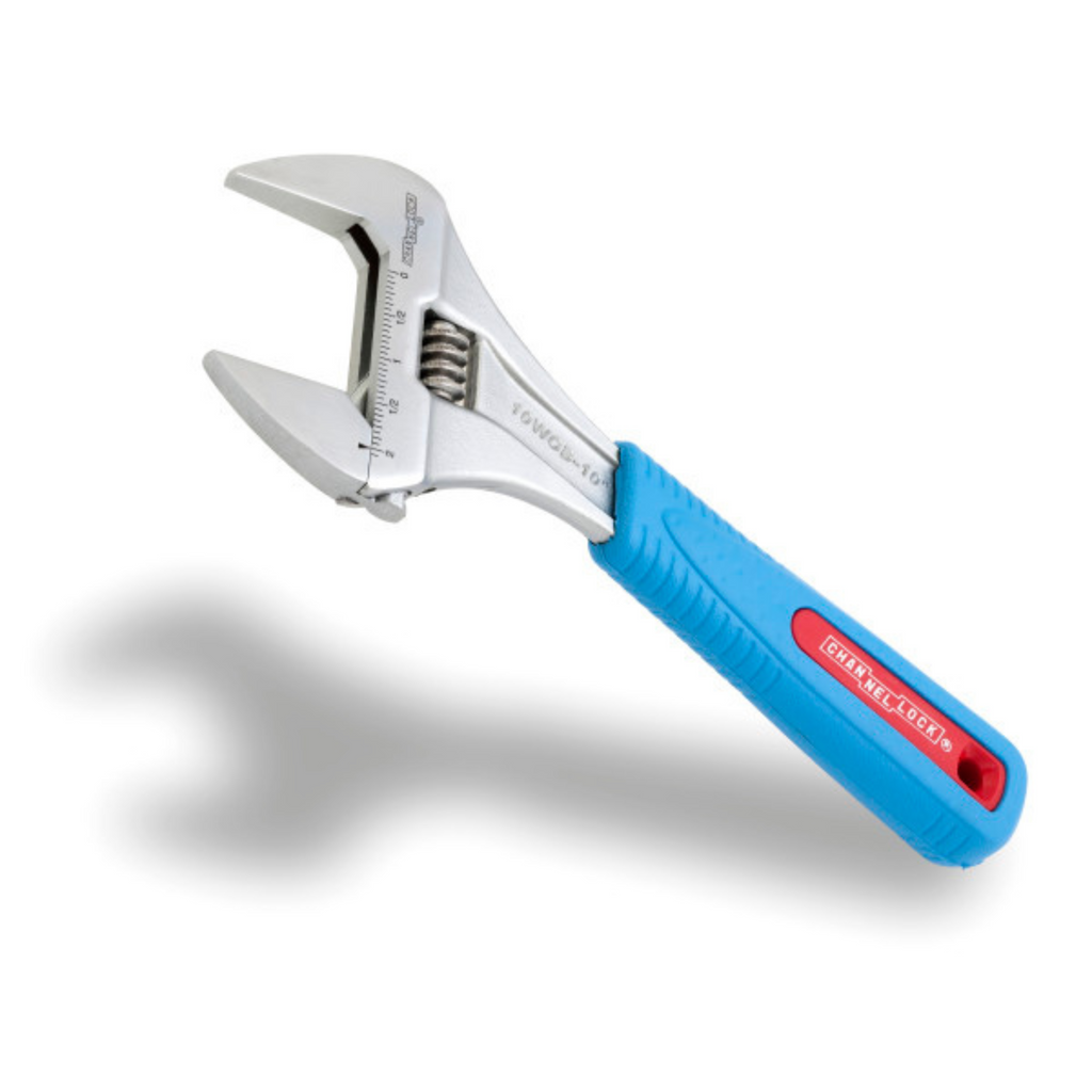 Channellock 10-Inch CODE BLUE® WideAzz® Adjustable Wrench