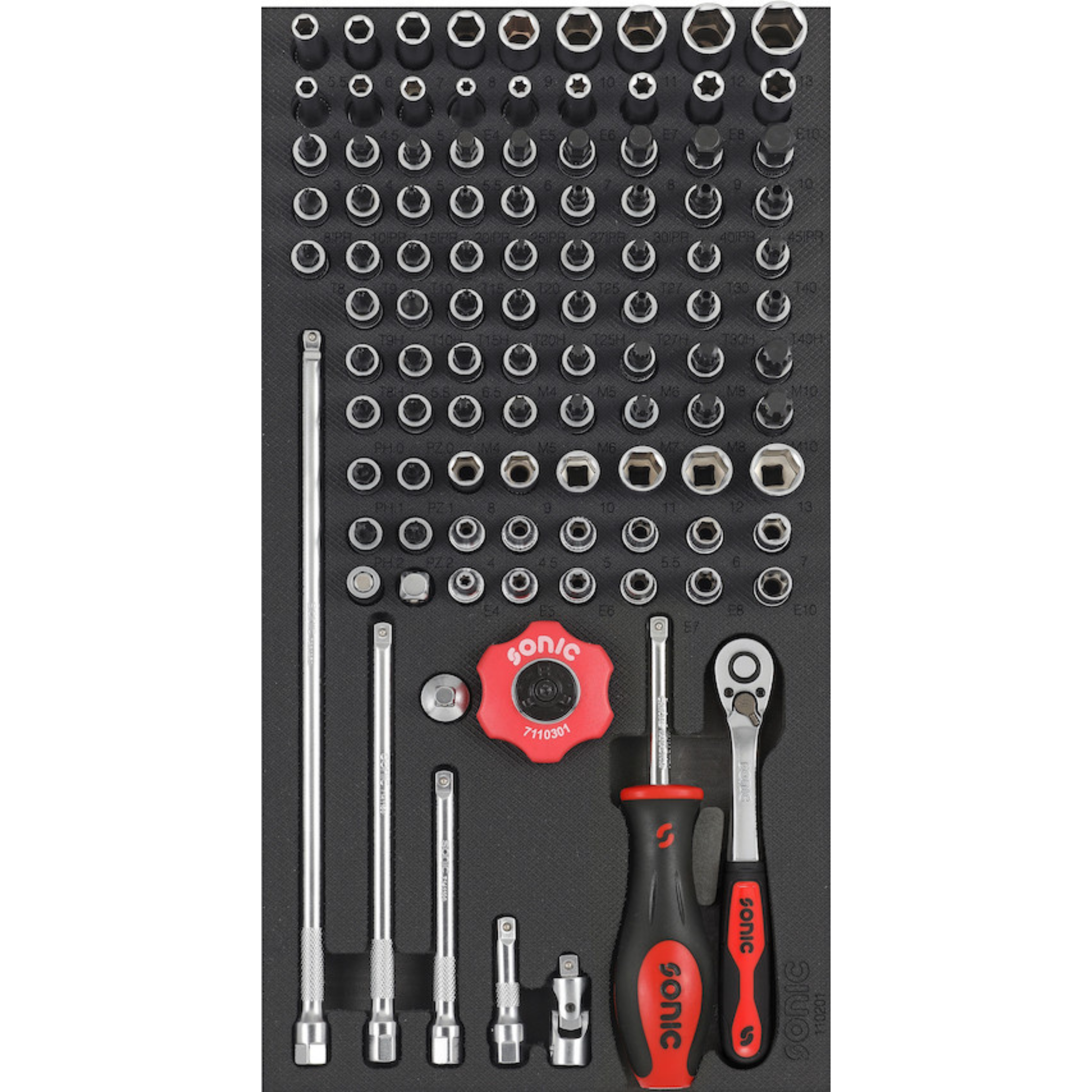 Sonic Tools - Bit Socket Set 1/4", 102-PCS - SMALL SFS