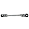 VIM Tools - Double Deep Spline Flex Head Ratcheting Wrench Set (8 mm - 17 mm)