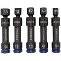 Astro Pneumatic - 1/2" Drive 12-Point Pinless Heavy-Duty Driveline Impact Socket Set