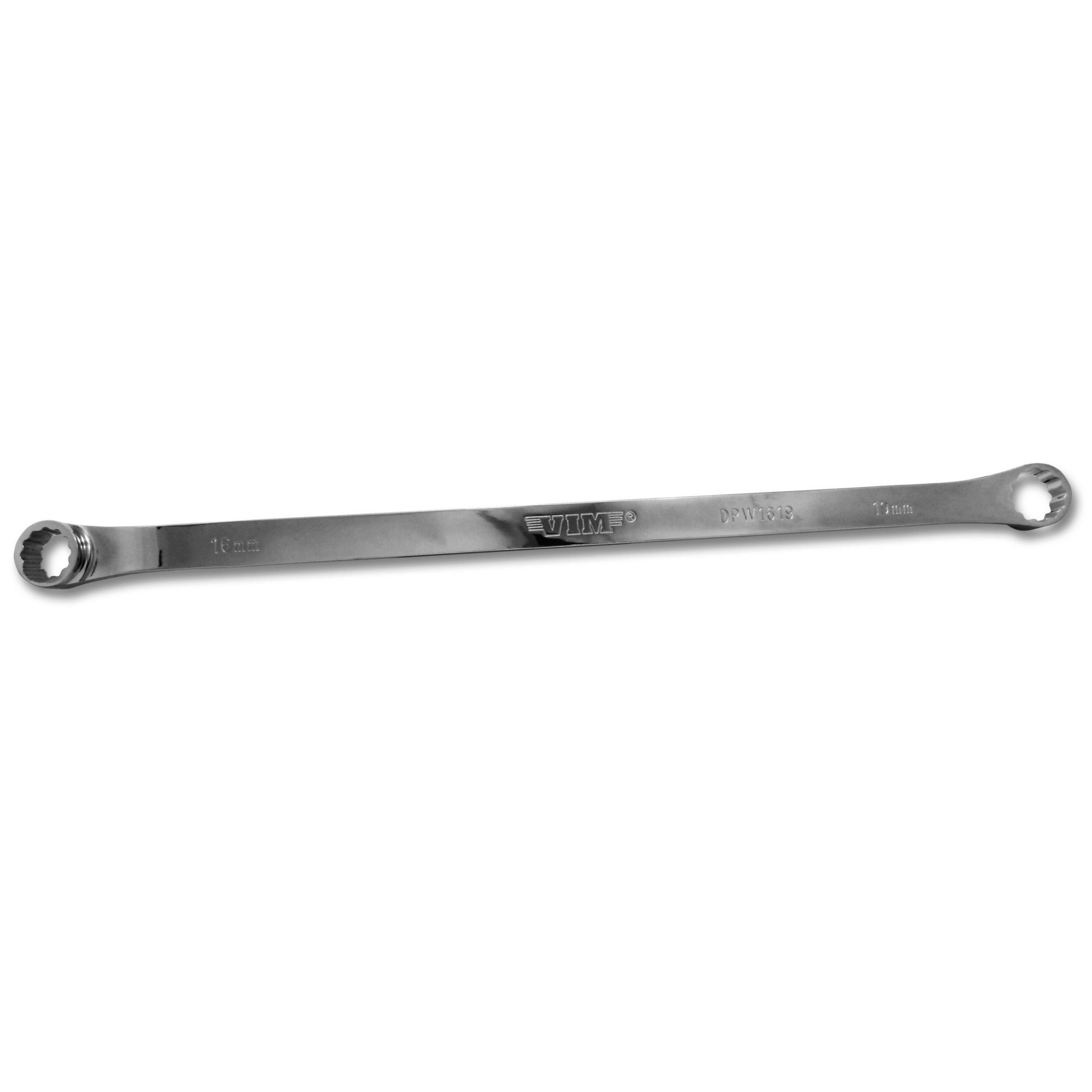 VIM Tools - Drain Plug Wrench Set, Extra Long, Offset Box Heads (8mm - 19mm)