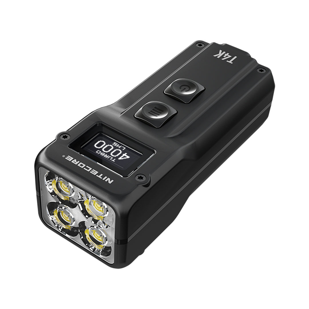 Nitecore T4K 4000 Lumen Super Bright EDC Flashlight