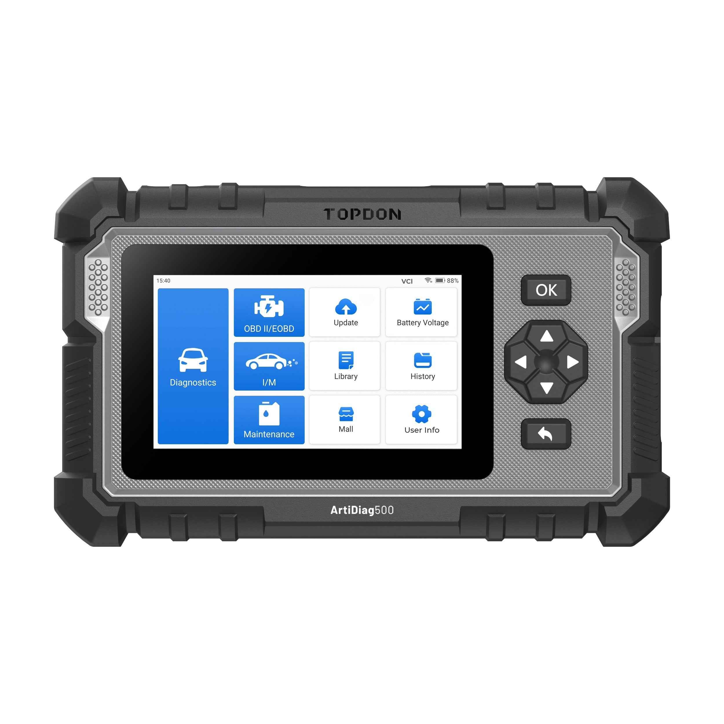 TOPDON 5" Scan Tool - PCM/TCM/ABS/SRS Lifetime Updates 3 Ser Func